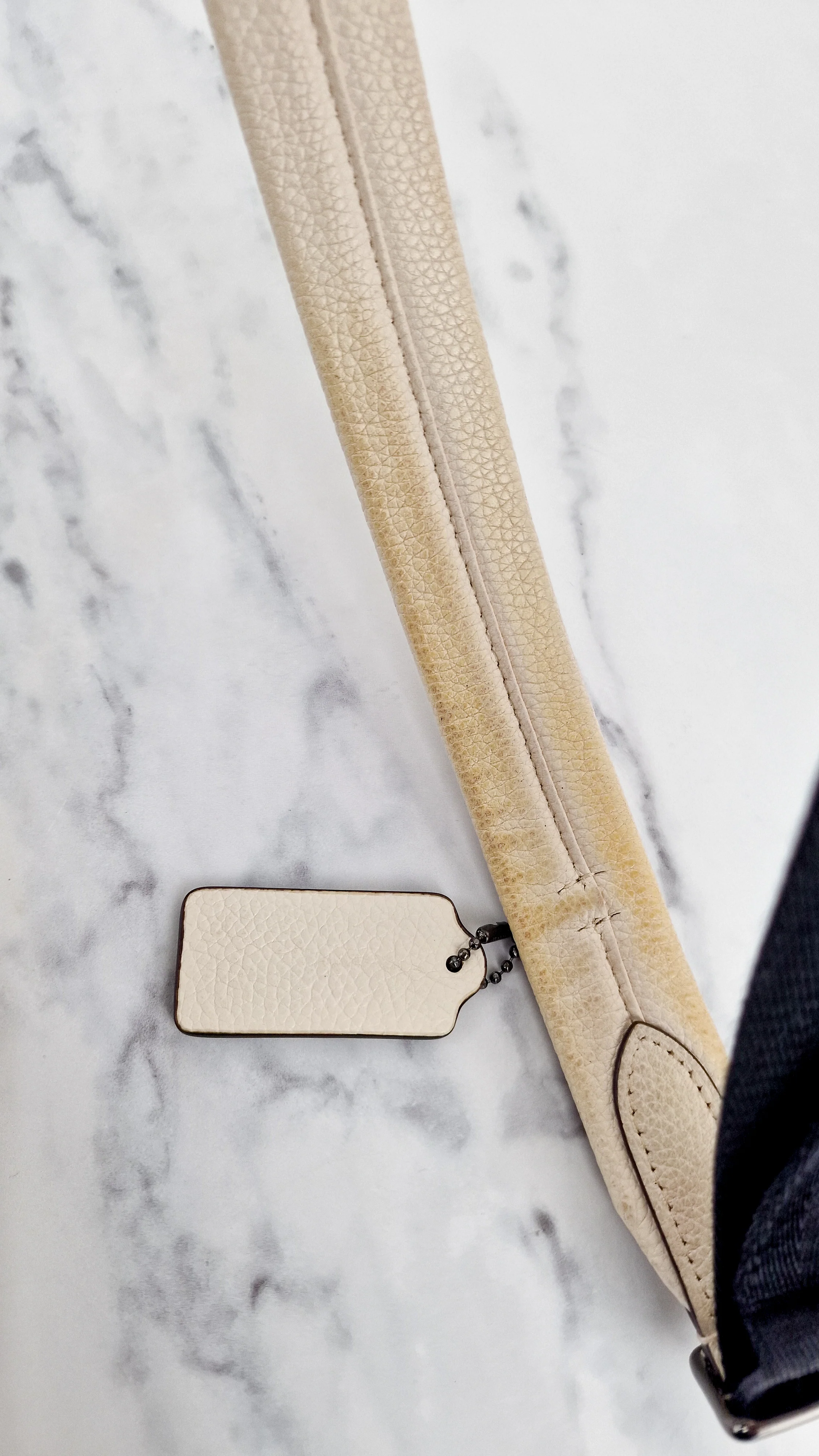 Coach Mini Campus Backpack in Chalk White Pebble Leather with Bandana Rivets - Coach 55628 - Image 17