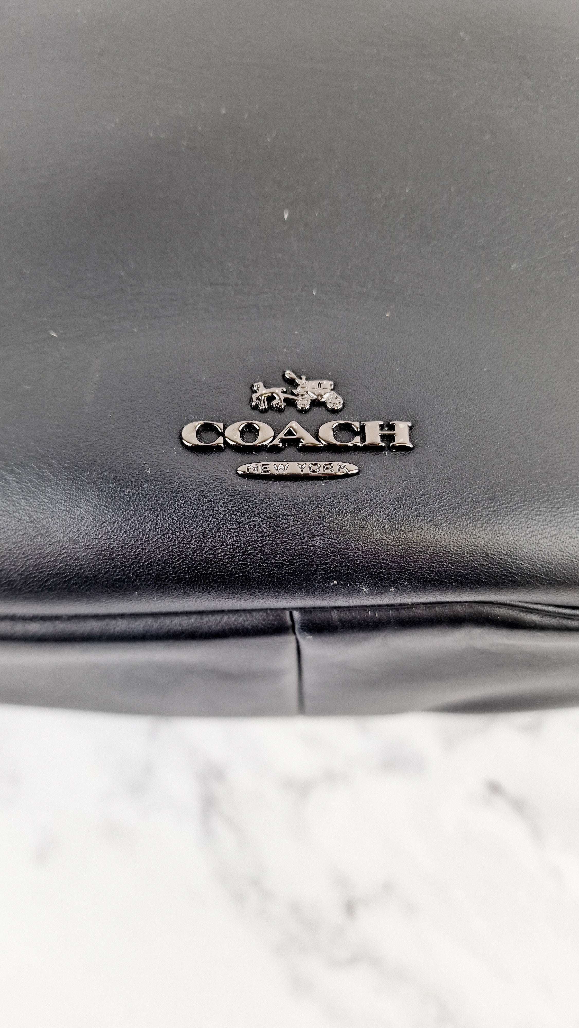 Coach Nomad Hobo in Black with Tea Rose Details Willow - Crossbody Shoulder Bag - Coach 55543 - Image 11