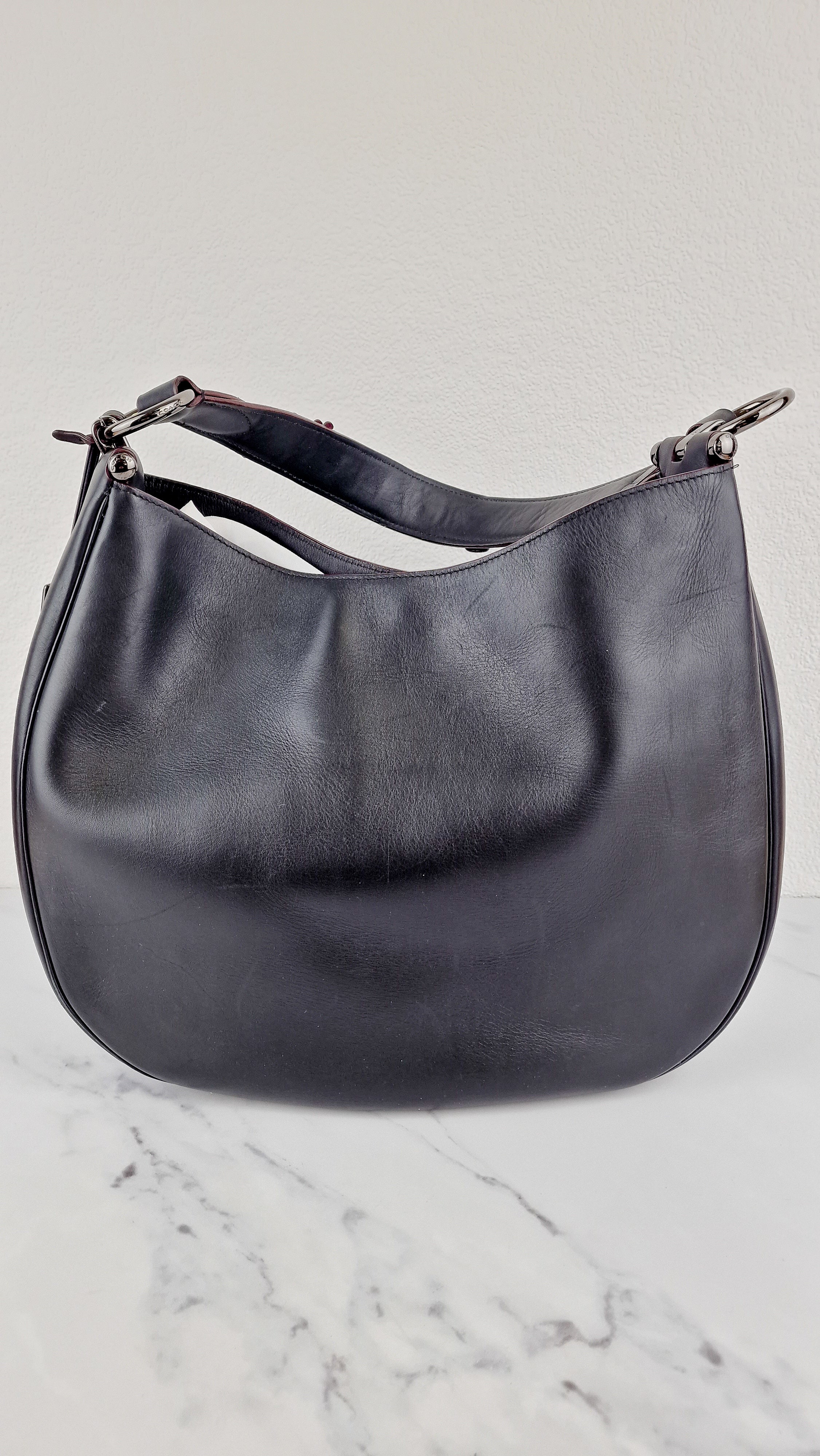 Coach Nomad Hobo in Black with Tea Rose Details Willow - Crossbody Shoulder Bag - Coach 55543 - Image 6