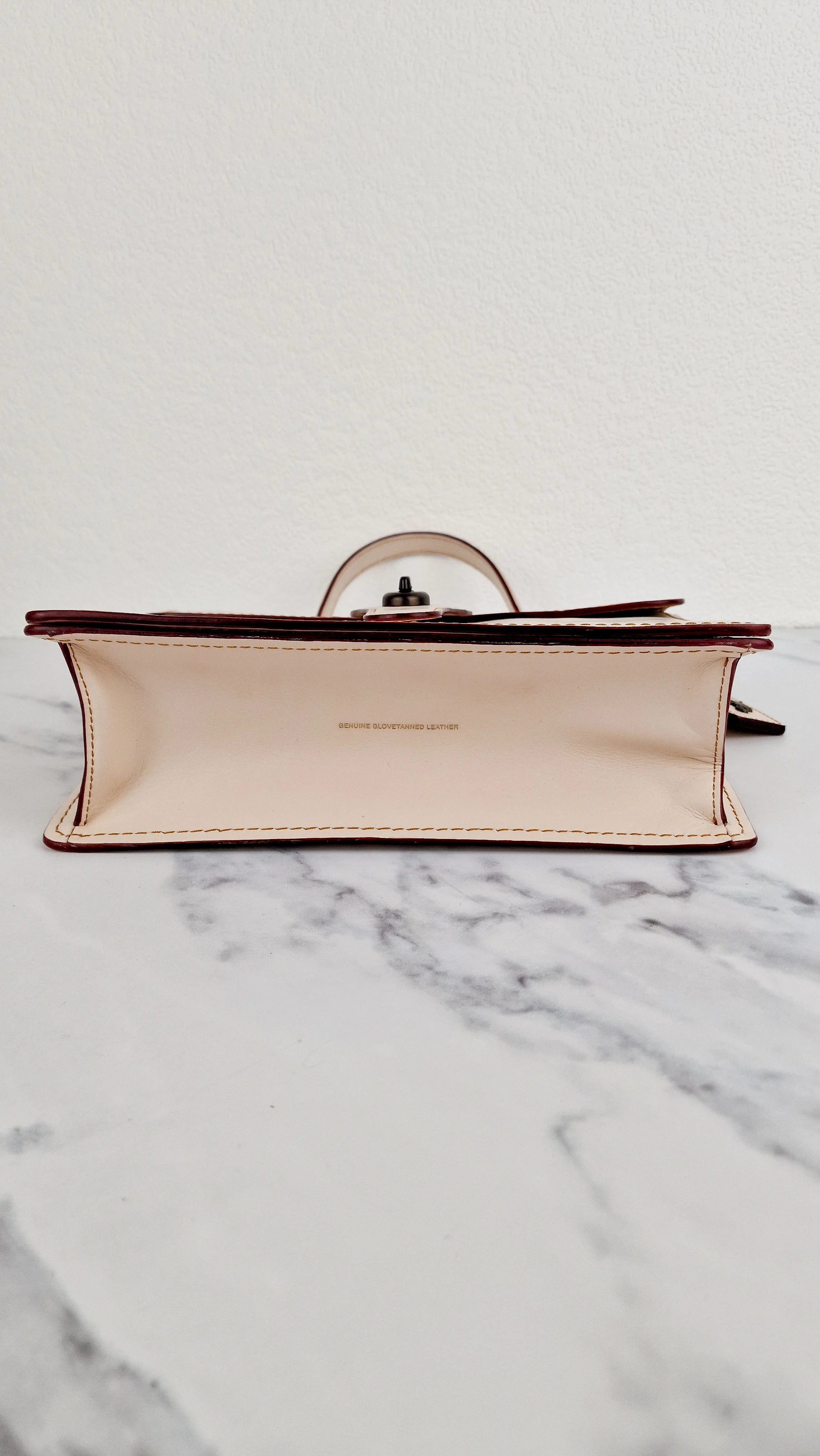 Coach Originals Willis Station Bag in Chalk Smooth Glovetanned Leather Tophandle Sample Bag - Image 11