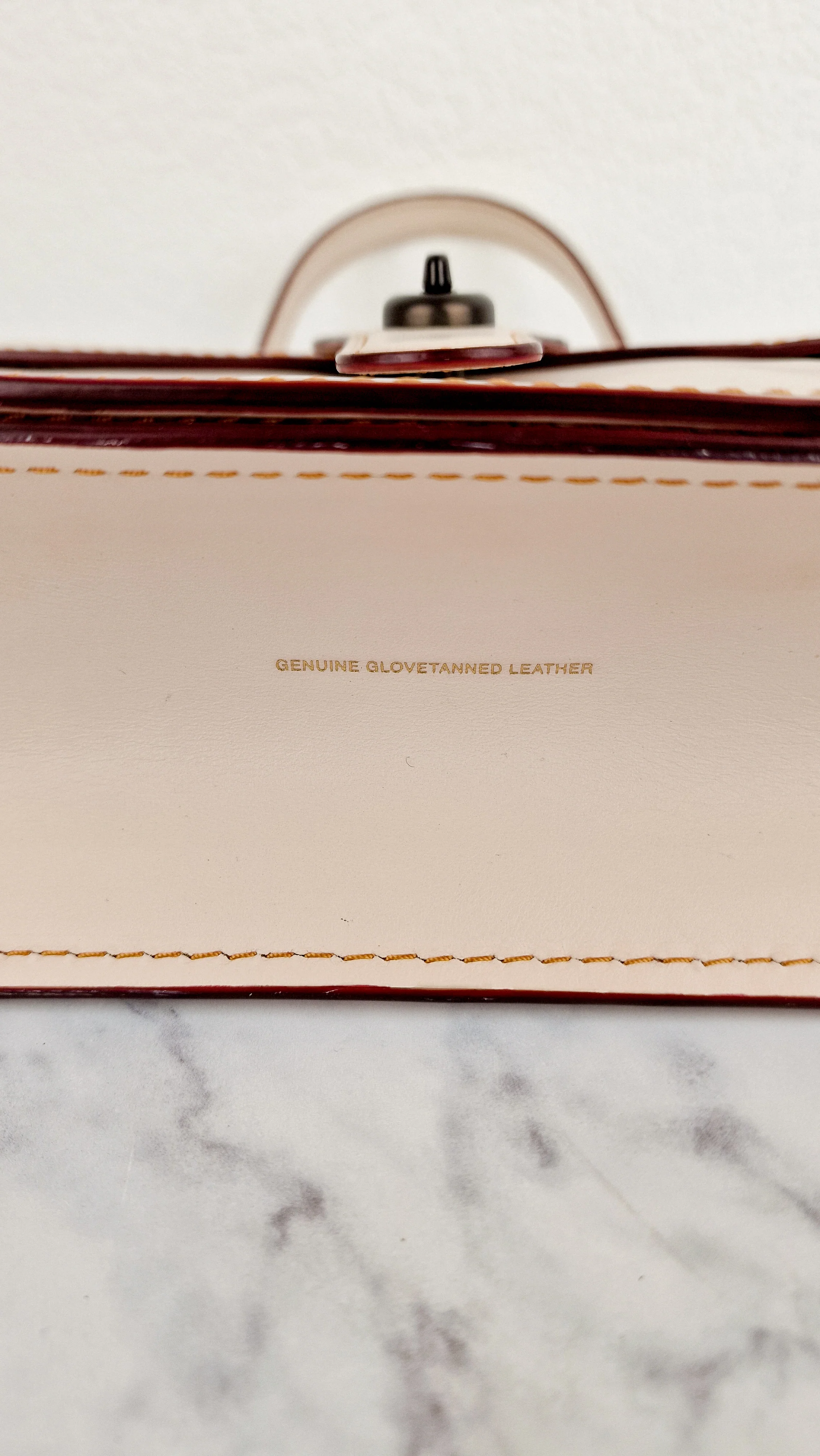 Coach Originals Willis Station Bag in Chalk Smooth Glovetanned Leather Tophandle Sample Bag - Image 12