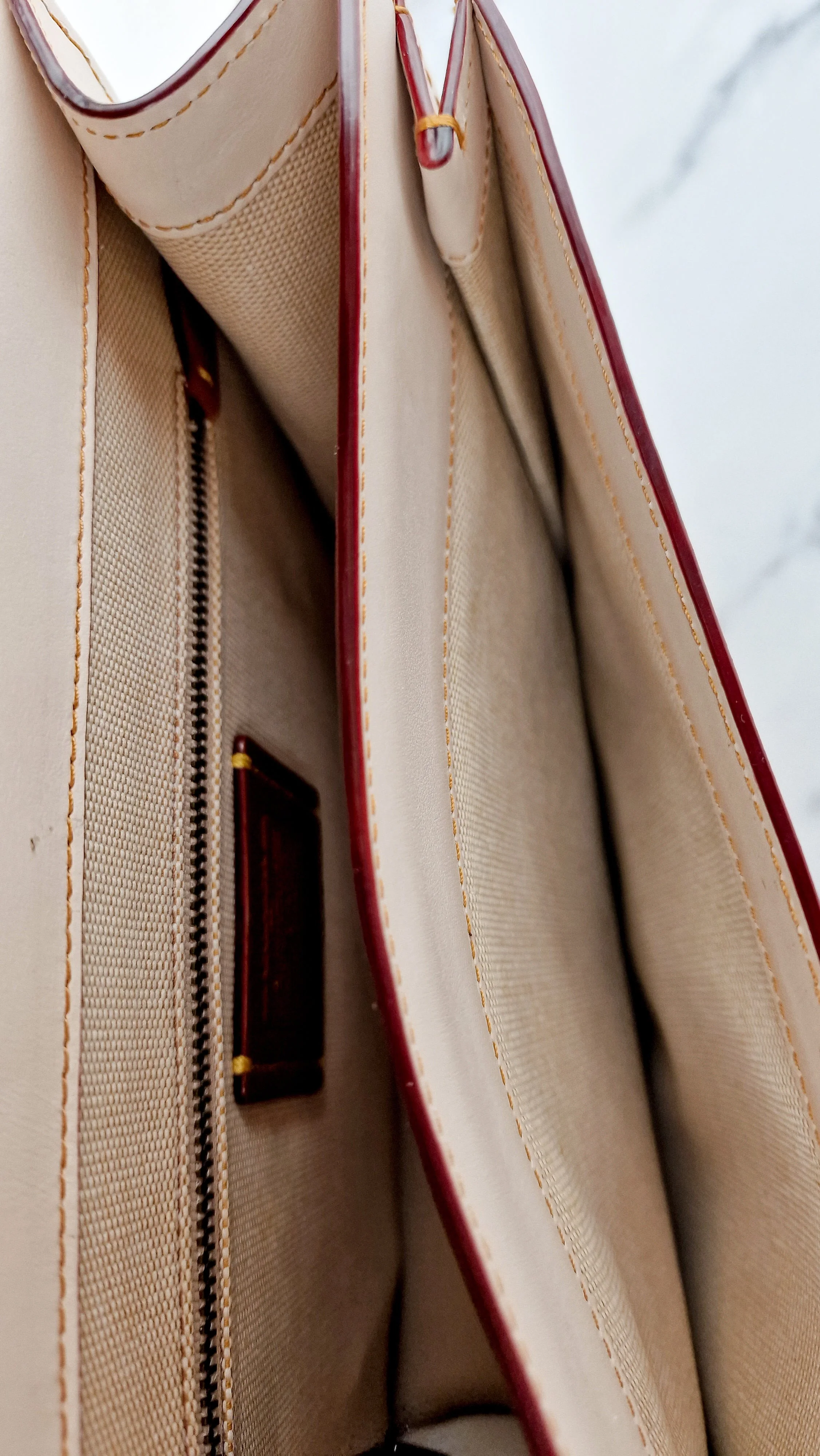 Coach Originals Willis Station Bag in Chalk Smooth Glovetanned Leather Tophandle Sample Bag - Image 18