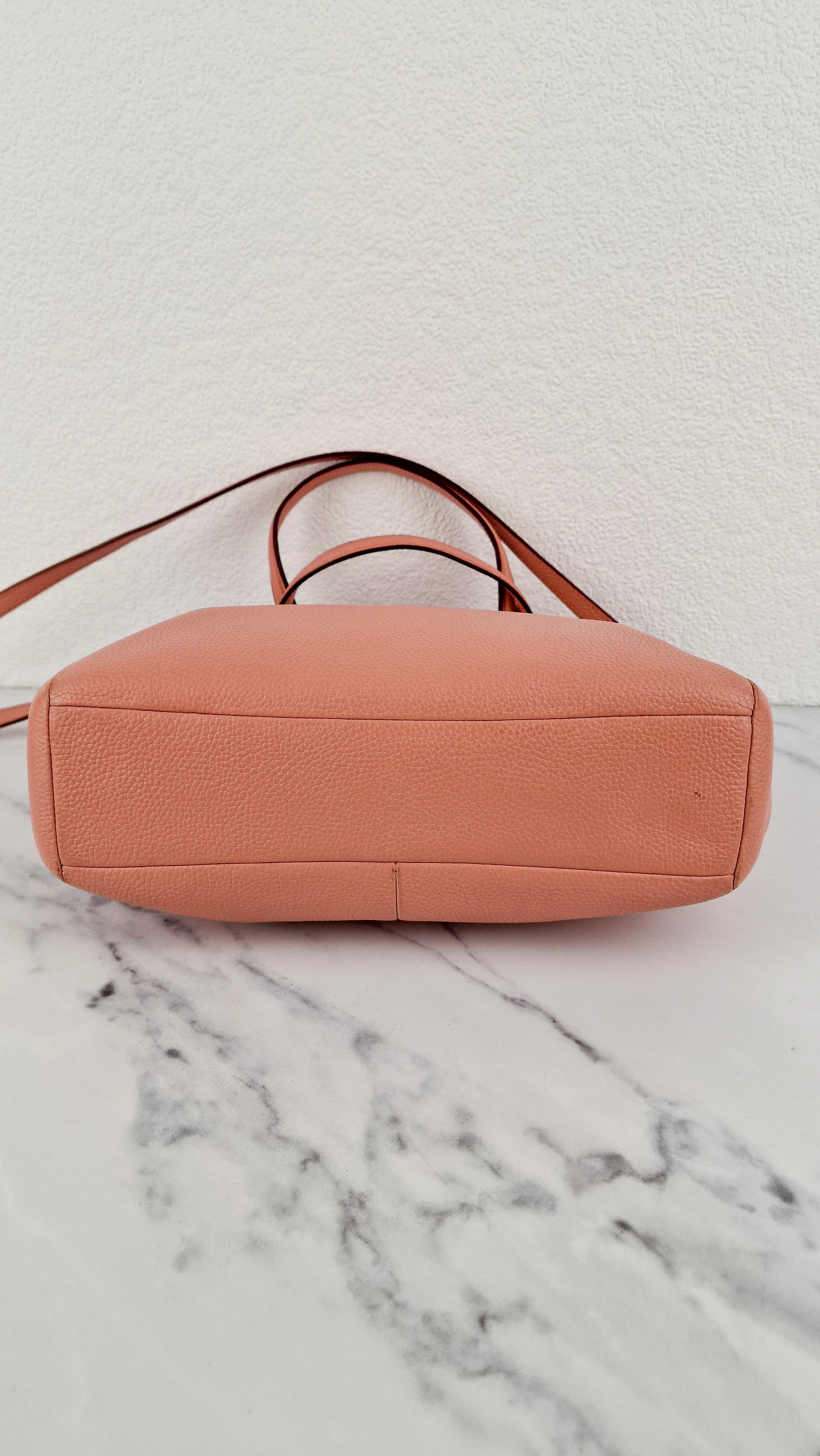 Coach Prairie Satchel in Peony Pink Pebble Leather - Zip Top Handbag - Coach 34340 - Image 12