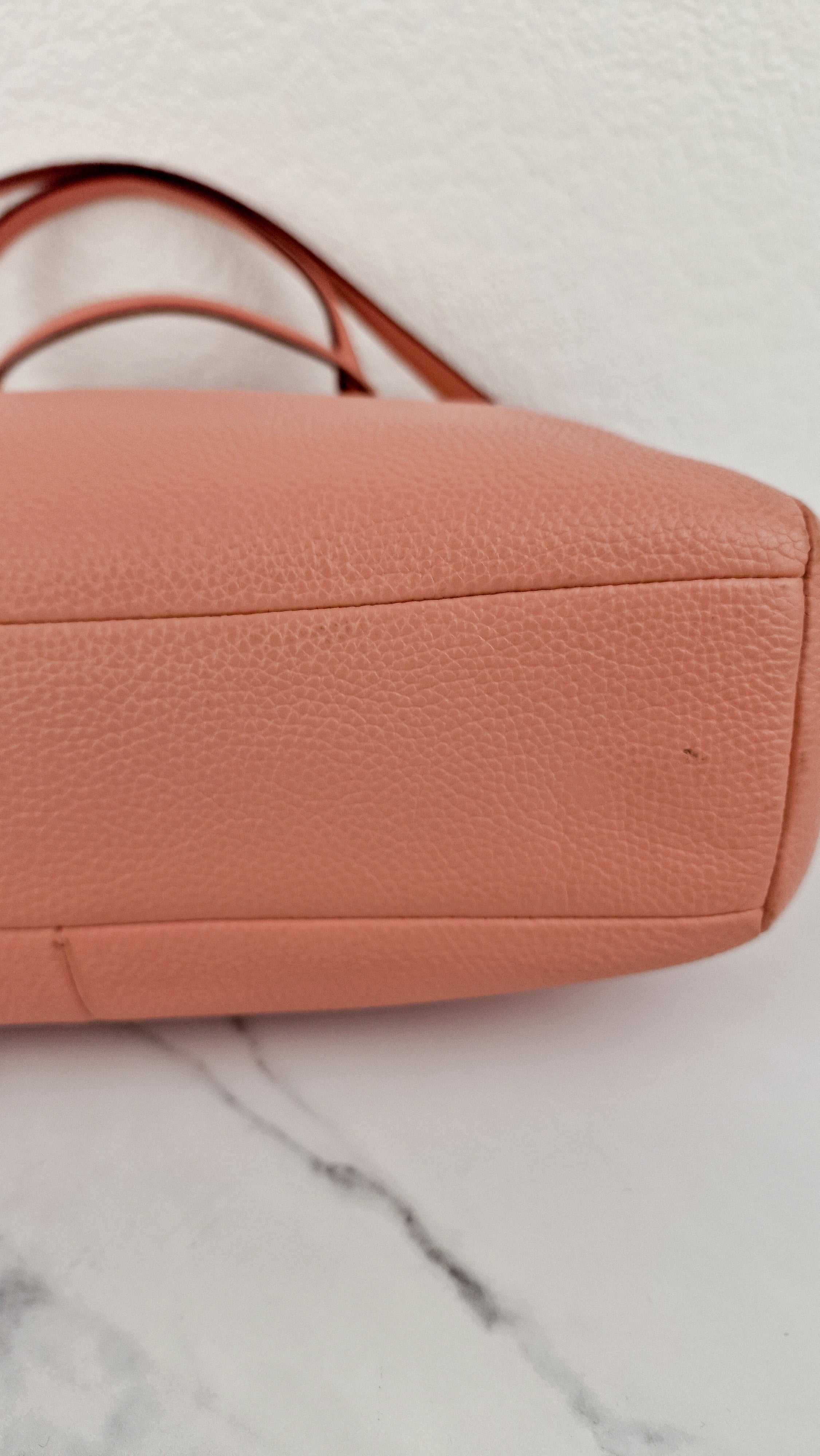 Coach Prairie Satchel in Peony Pink Pebble Leather - Zip Top Handbag - Coach 34340 - Image 15