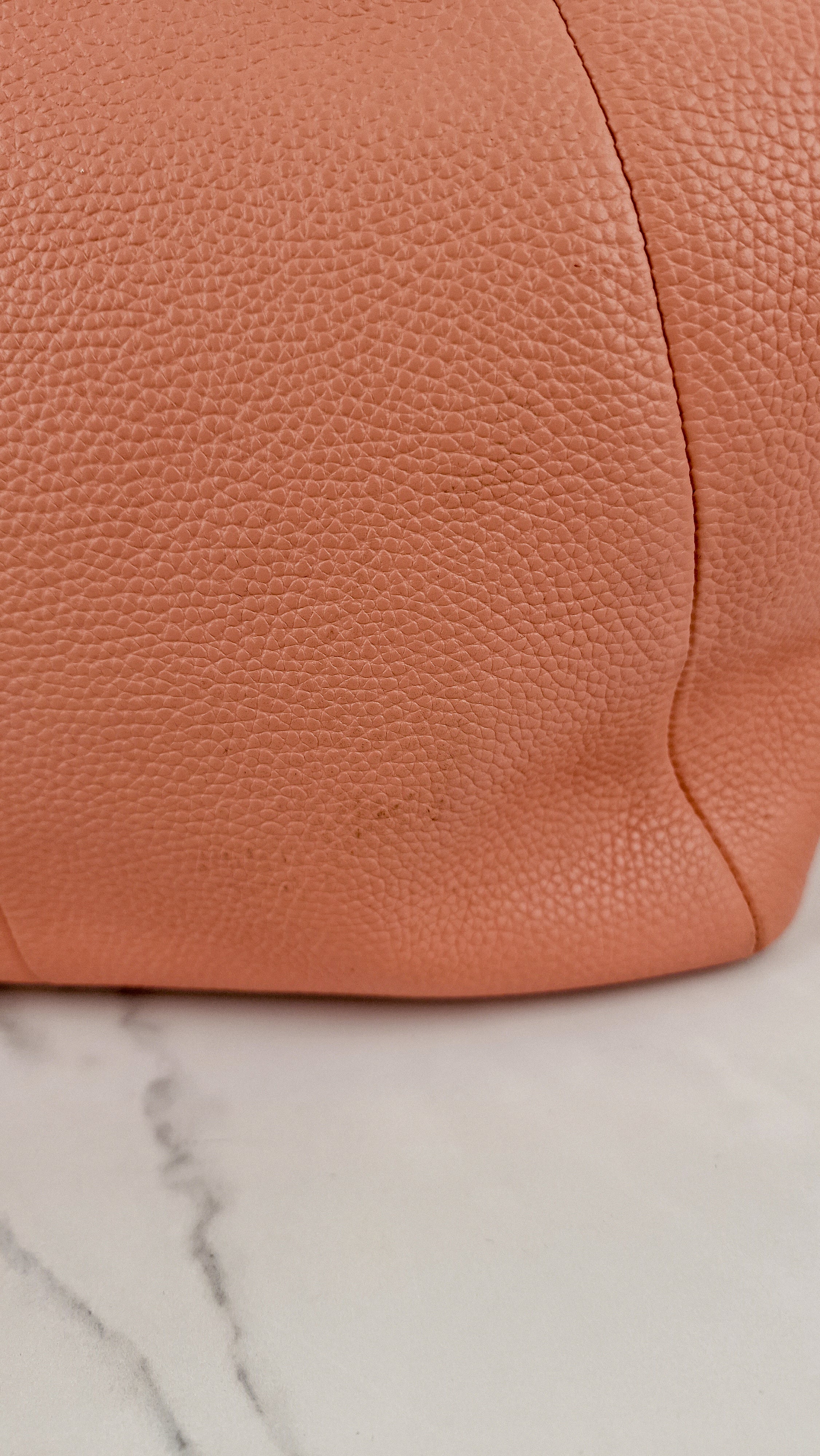 Coach Prairie Satchel in Peony Pink Pebble Leather - Zip Top Handbag - Coach 34340 - Image 8