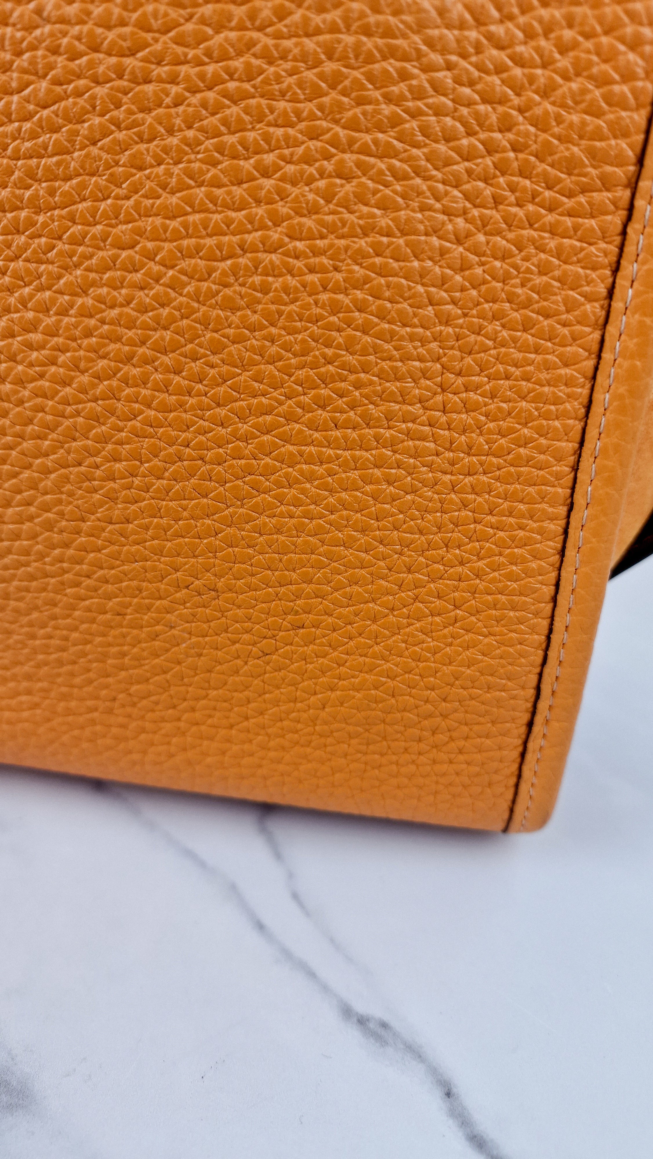 Coach Rogue 25 Colorblock Papaya Orange Leather & Suede - Handbag Crossbody Shoulder Bag - Coach C5575 - Image 8