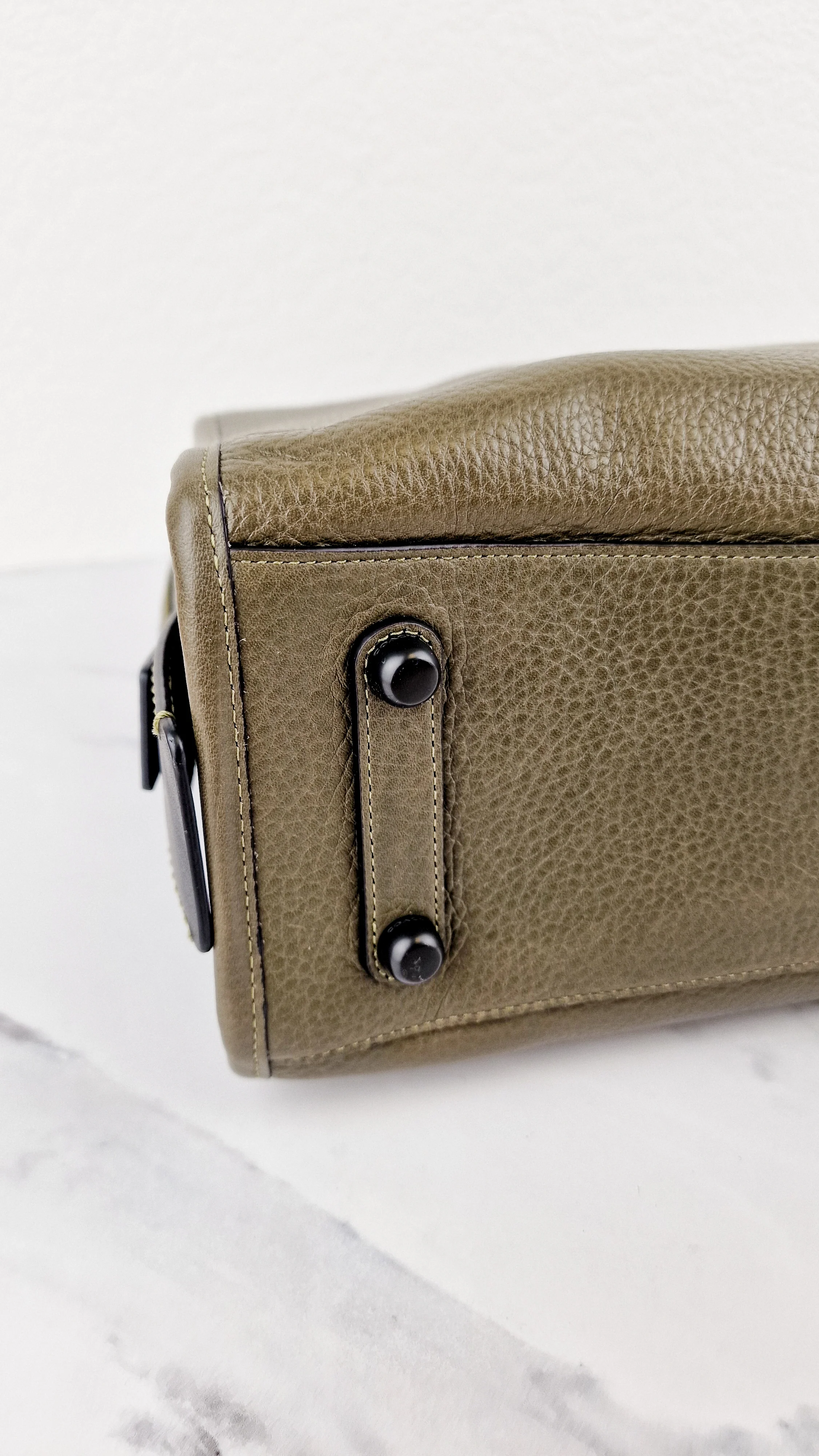 Coach Rogue 31 Olive Army Green With Black Details Handbag Colorblock Dark Green - Coach 38124 - Image 10