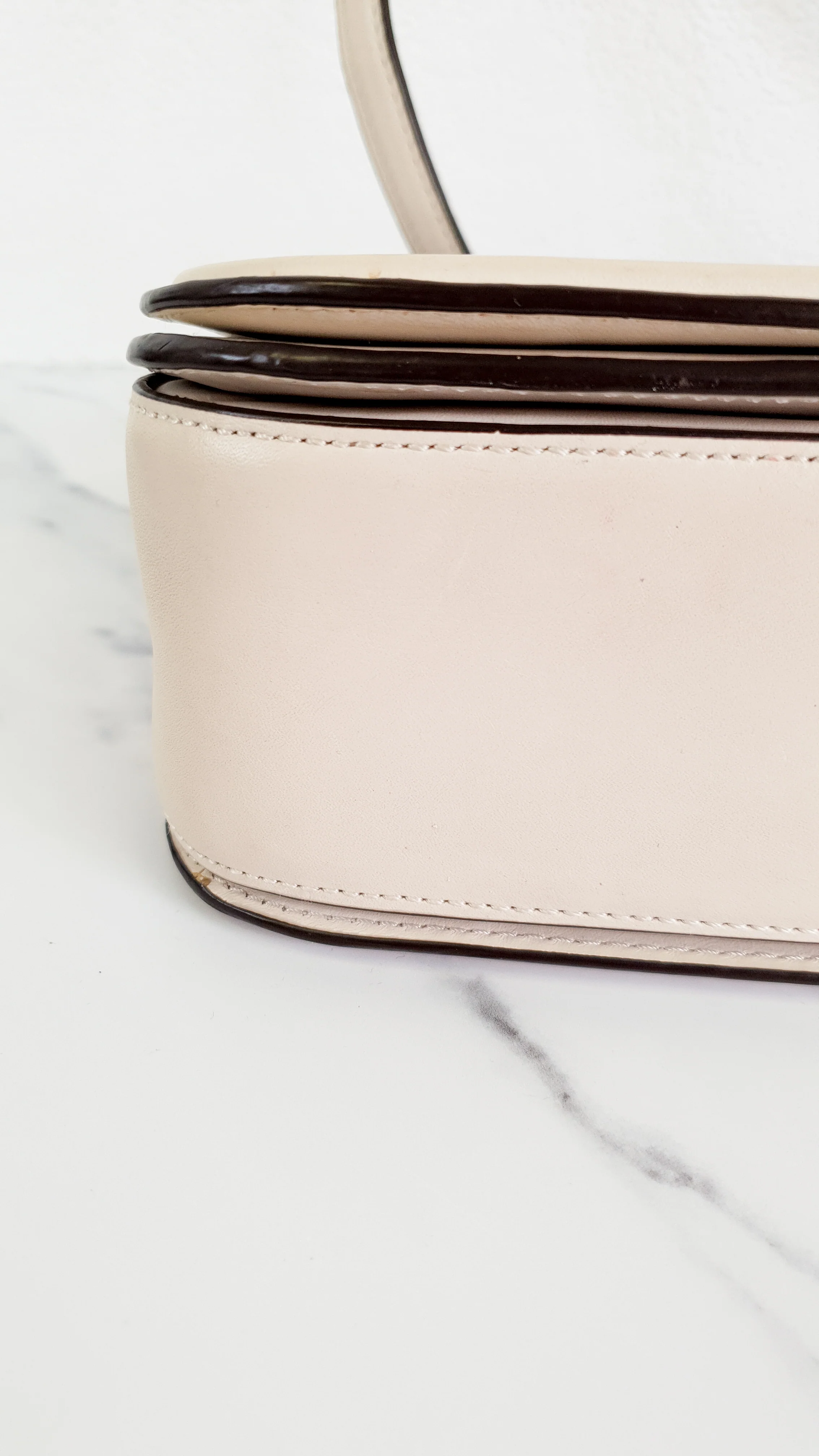 Coach Swagger Shoulder Bag Crossbody Bag in Chalk Smooth Leather - Coach 54640 - Image 15