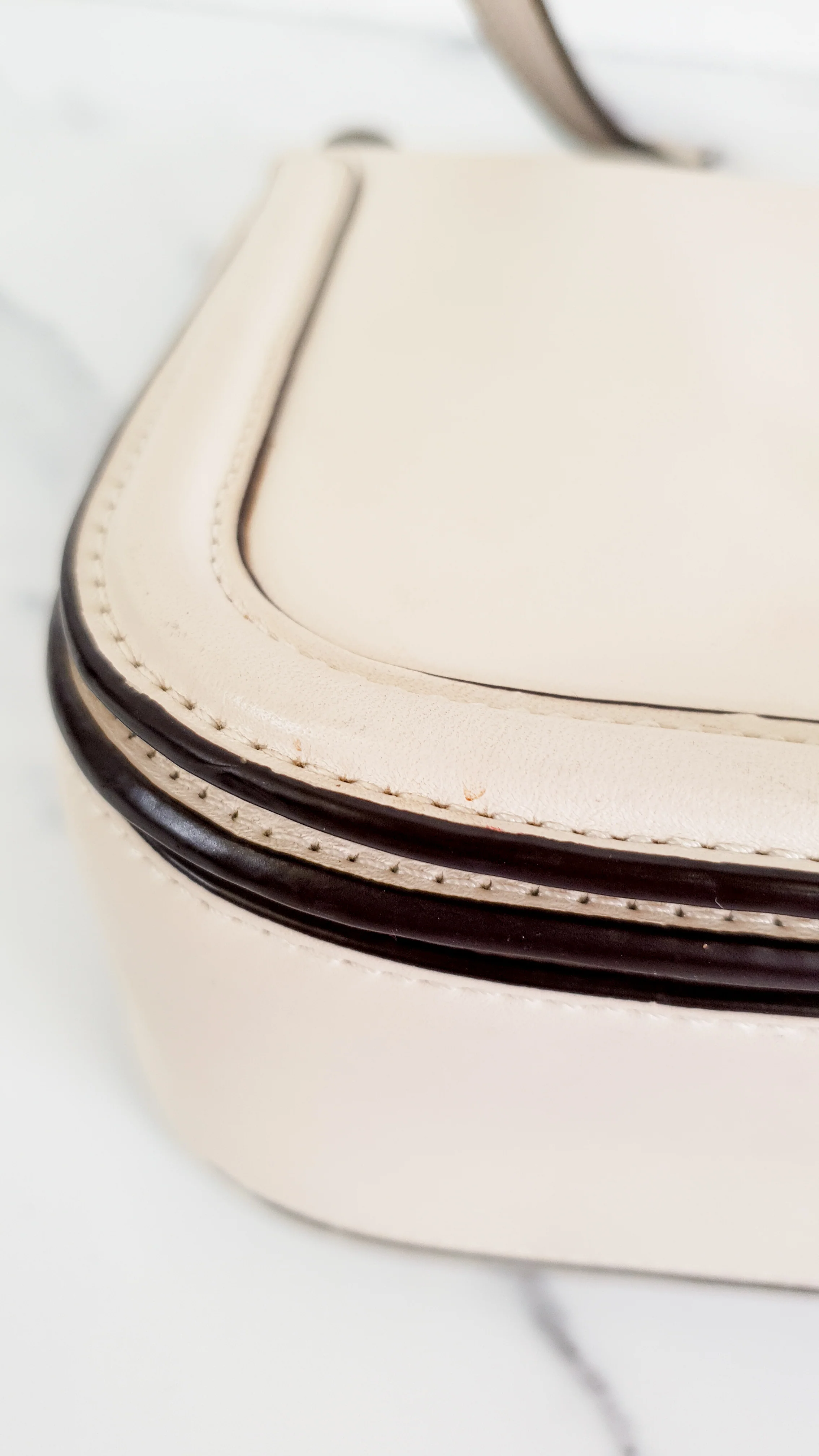 Coach Swagger Shoulder Bag Crossbody Bag in Chalk Smooth Leather - Coach 54640 - Image 16