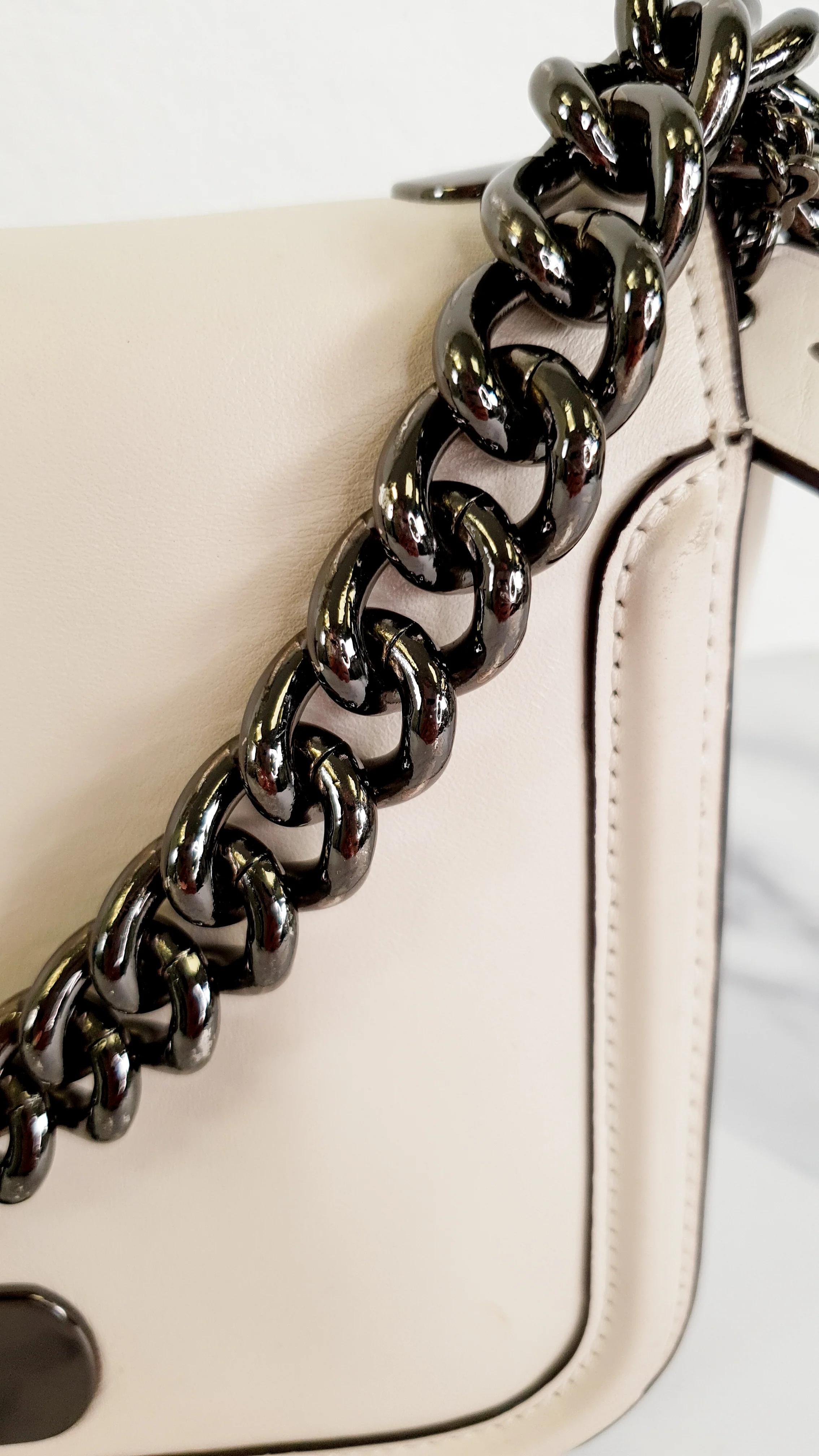 Coach Swagger Shoulder Bag Crossbody Bag in Chalk Smooth Leather - Coach 54640 - Image 20