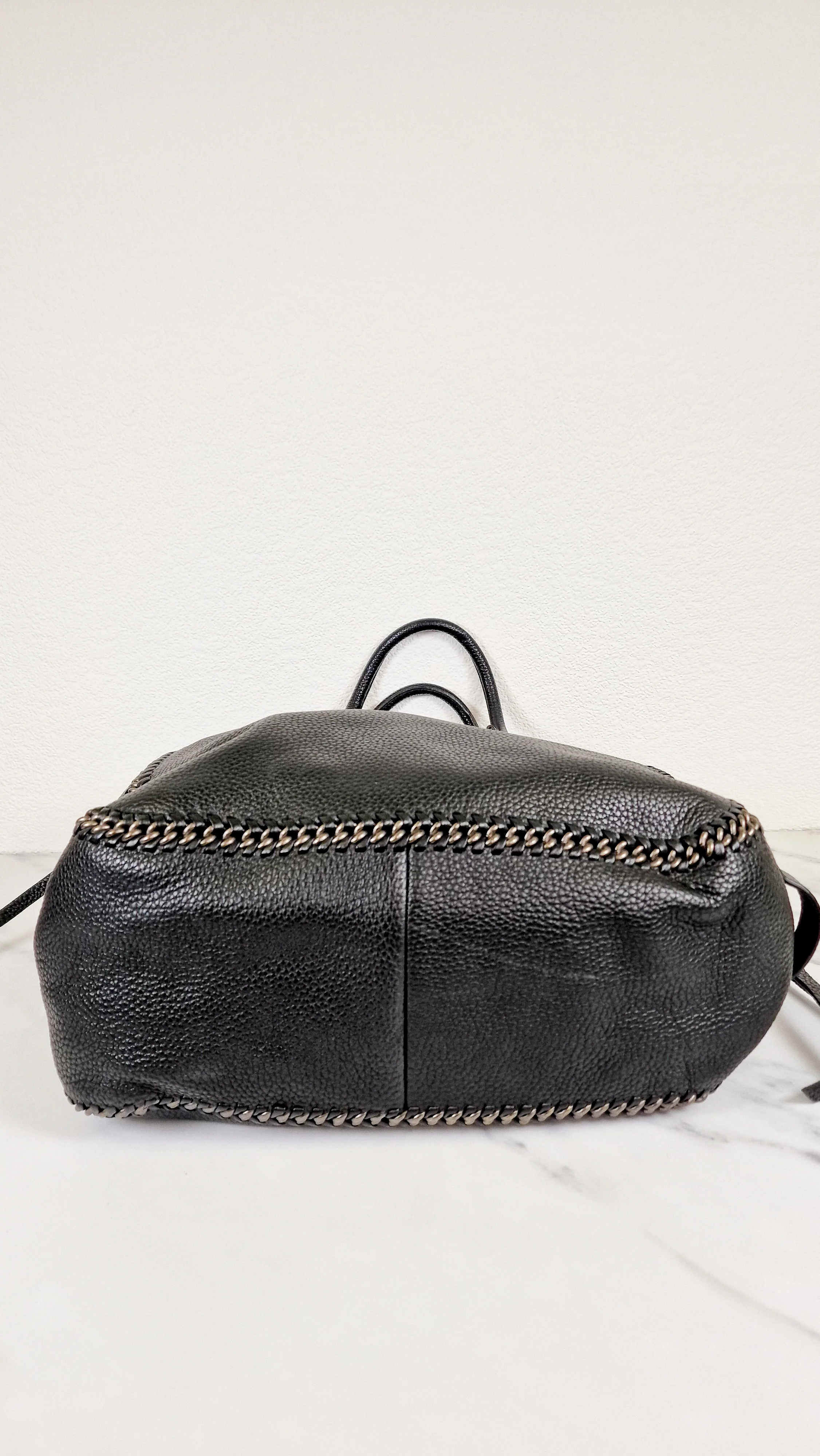 Coach Tatum Tall Tote in Black Pebble Leather with Whiplash Detail & Feather Charm - Large Black Shoulder Bag - Coach 33916 - Image 11