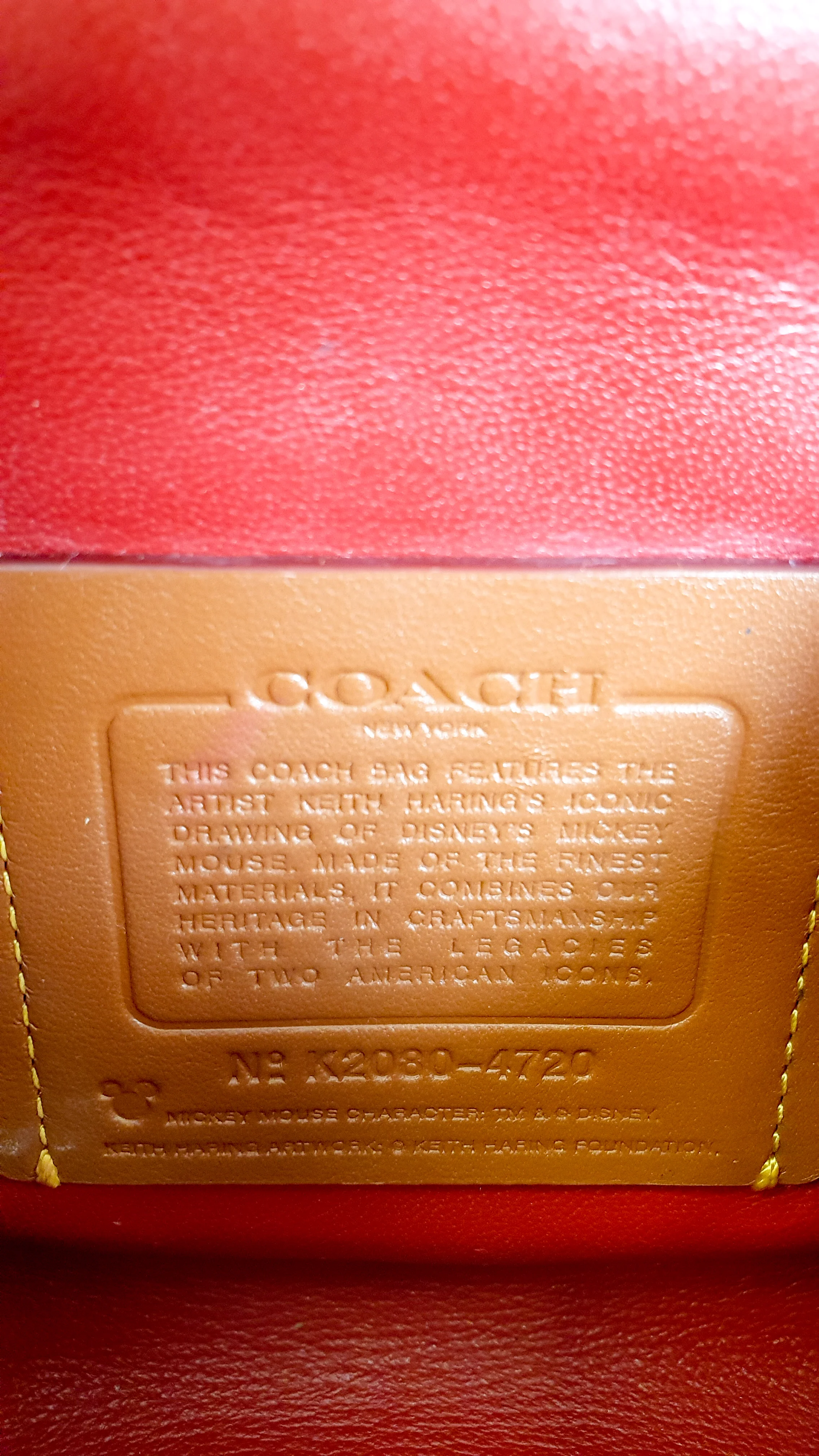 Coach x Disney x Keith Haring Mickey Mouse Ears Bag With Kisslock & Chain Strap LIMITED EDITION - Handbag Coach 4720 - Image 16