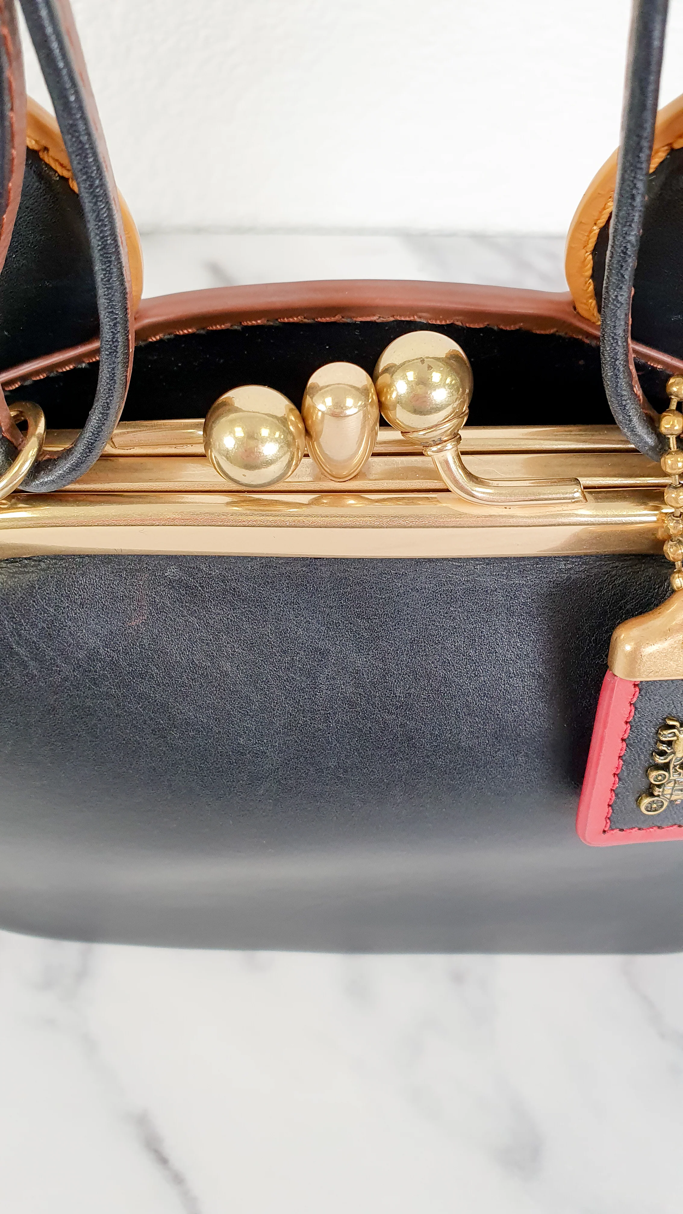 Coach x Disney x Keith Haring Mickey Mouse Ears Bag With Kisslock & Chain Strap LIMITED EDITION - Handbag Coach 4720 - Image 3