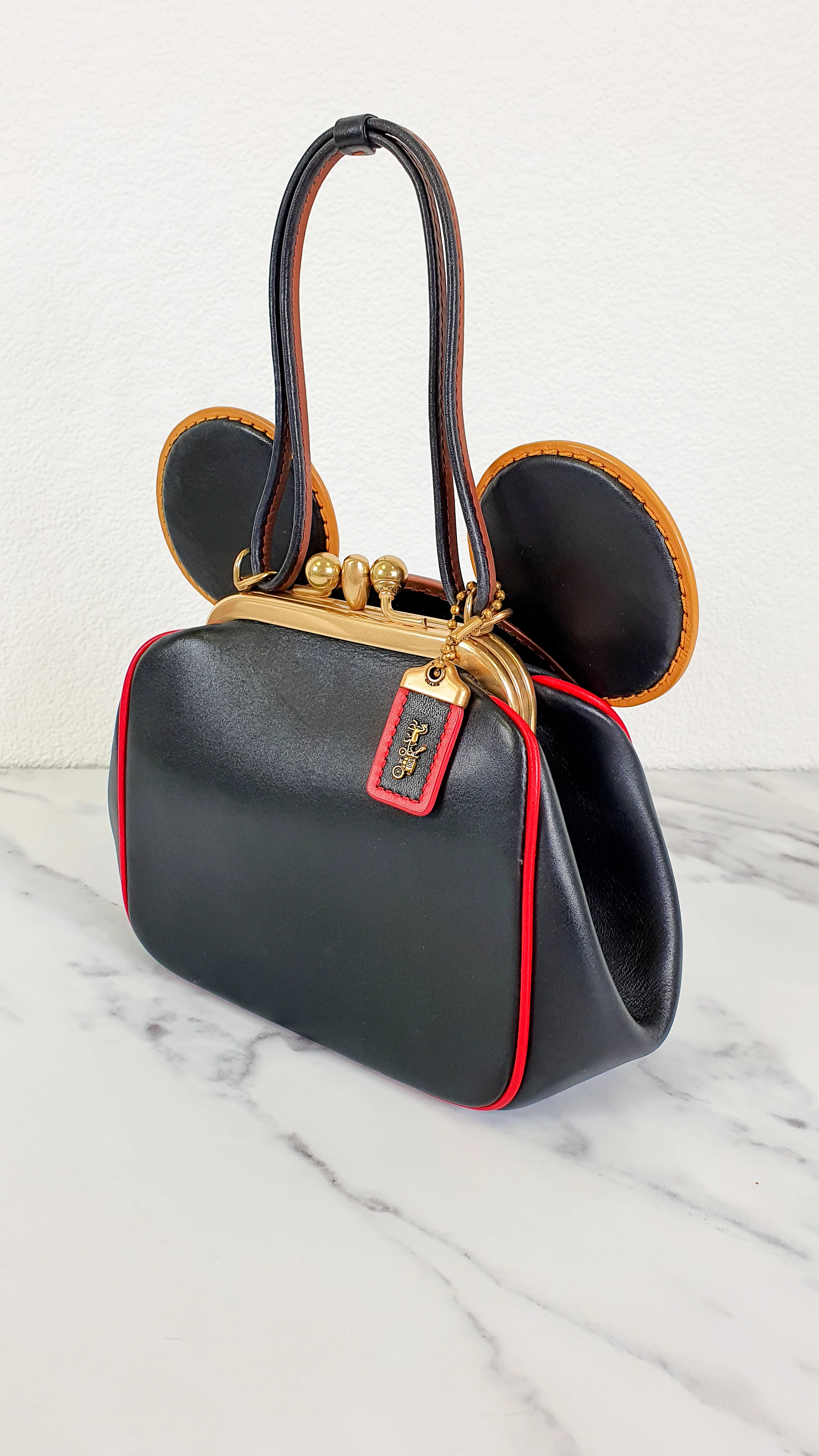 Coach x Disney x Keith Haring Mickey Mouse Ears Bag With Kisslock & Chain Strap LIMITED EDITION - Handbag Coach 4720 - Image 4