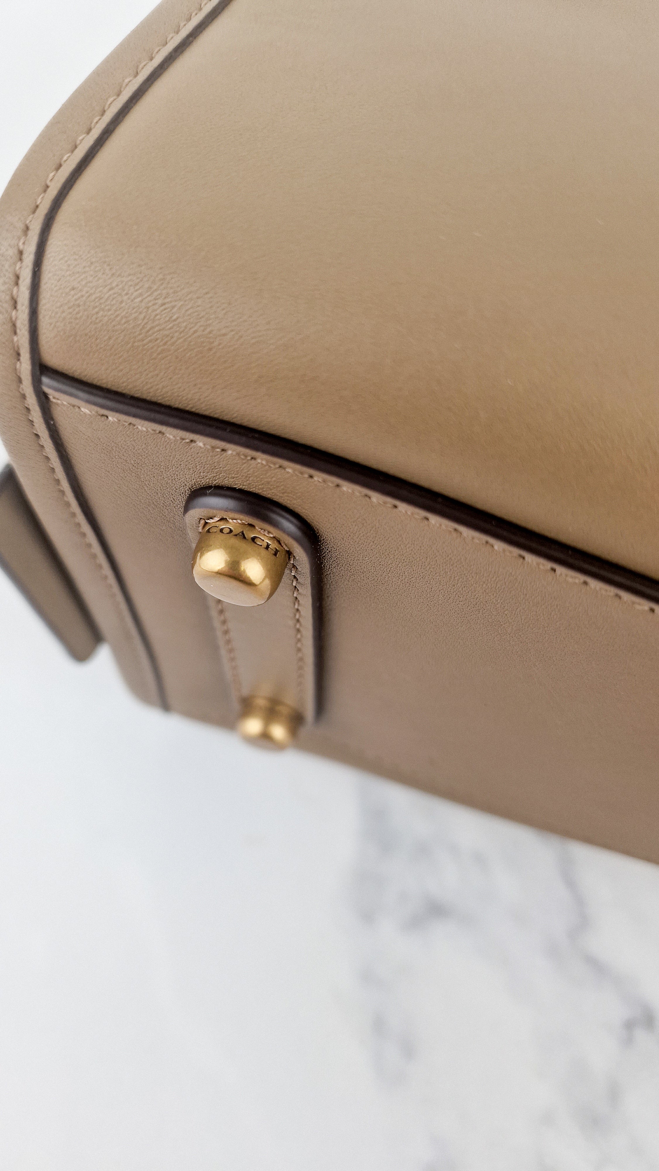 Coach x Jean-Michel Basquiat Rogue 25 Pez Dispenser Dinosaur Bag in Elm Leather & Suede - Handbag Crosbody Shoulder Bag in Taupe Beechwood Coach 6889 - Image 15