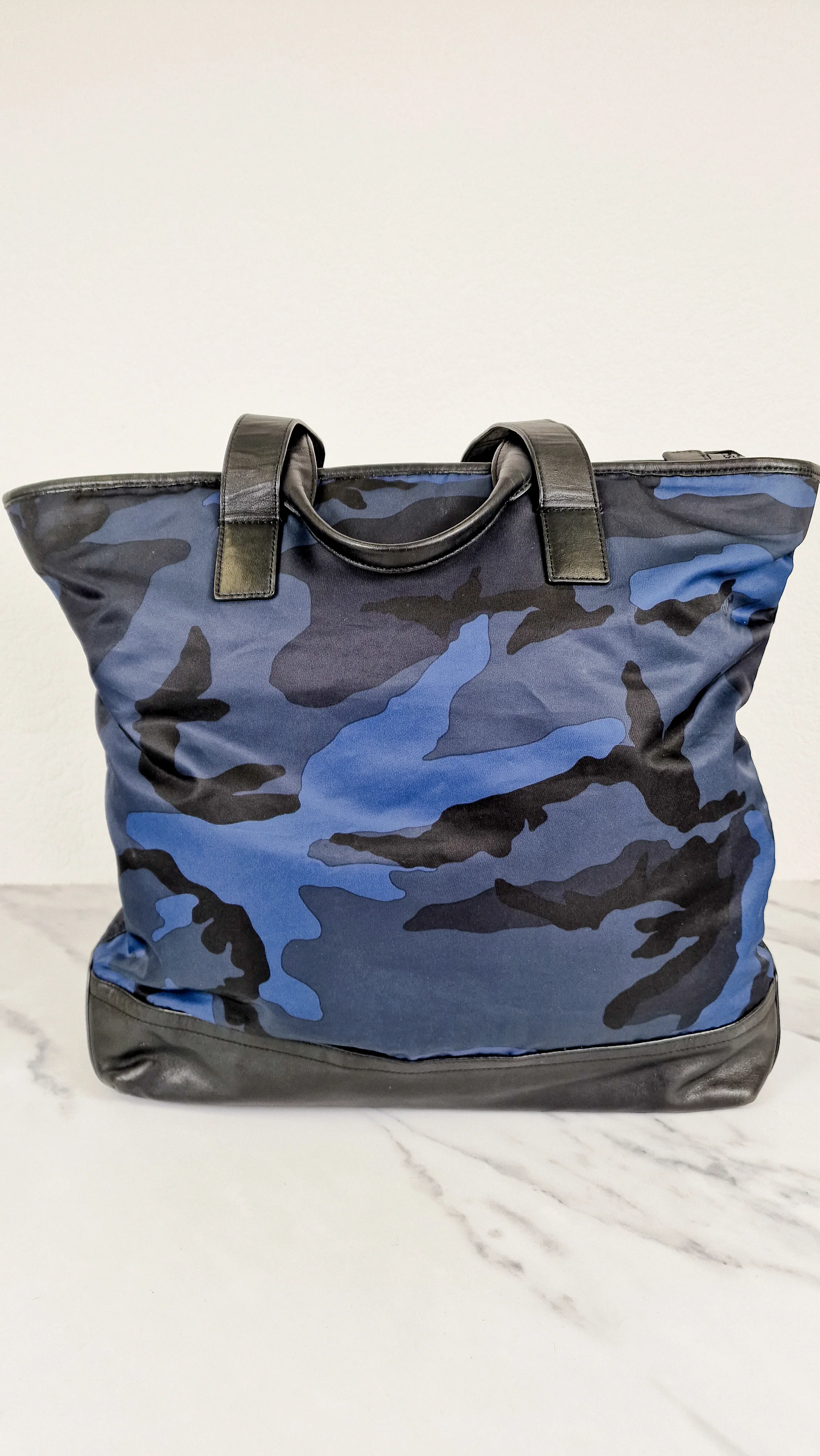 Coach Mercer Tote in Printed Nylon with Urban Camo & Black Leather Details - Coach Mens Bags - Coach F71758 - Image 6