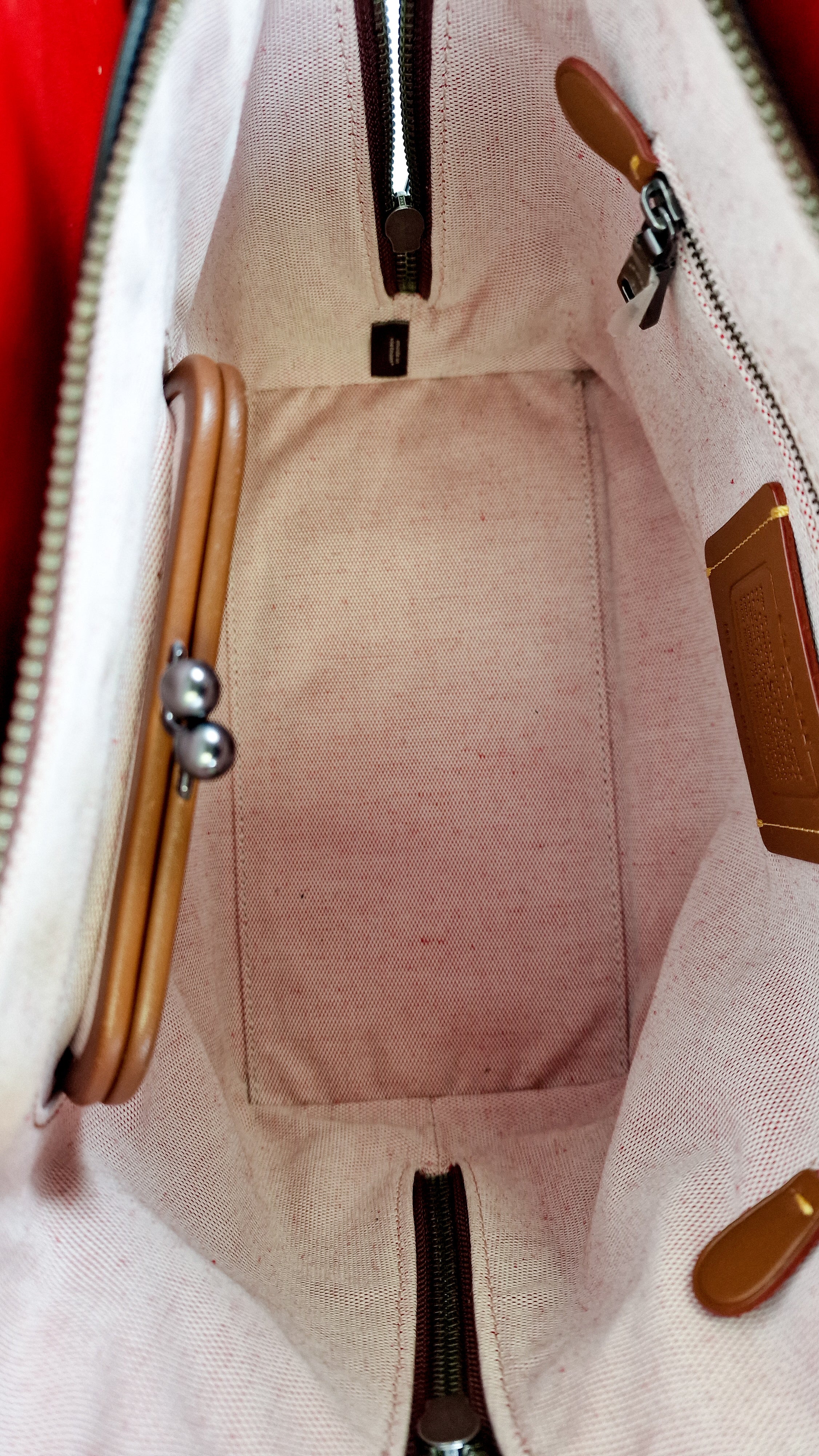 Coach 1941 Dakotah Satchel in Burgundy Red Smooth Leather - Handbag Crossbody Bag - Coach 59132 - Image 13
