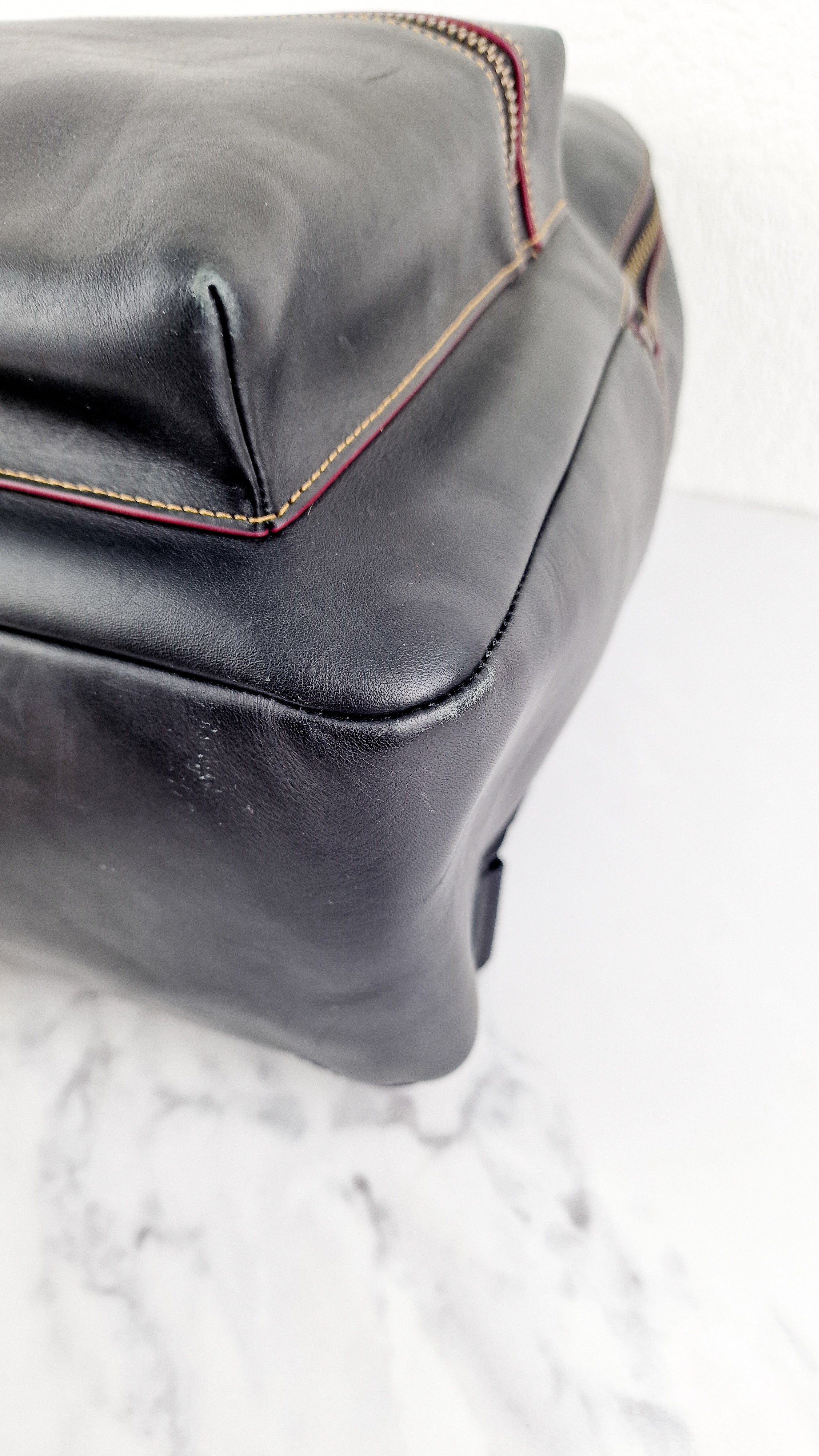 Disney x Coach Mickey Mouse Charlie Backpack in Black Smooth Leather Bag - Coach F59378 - Image 13