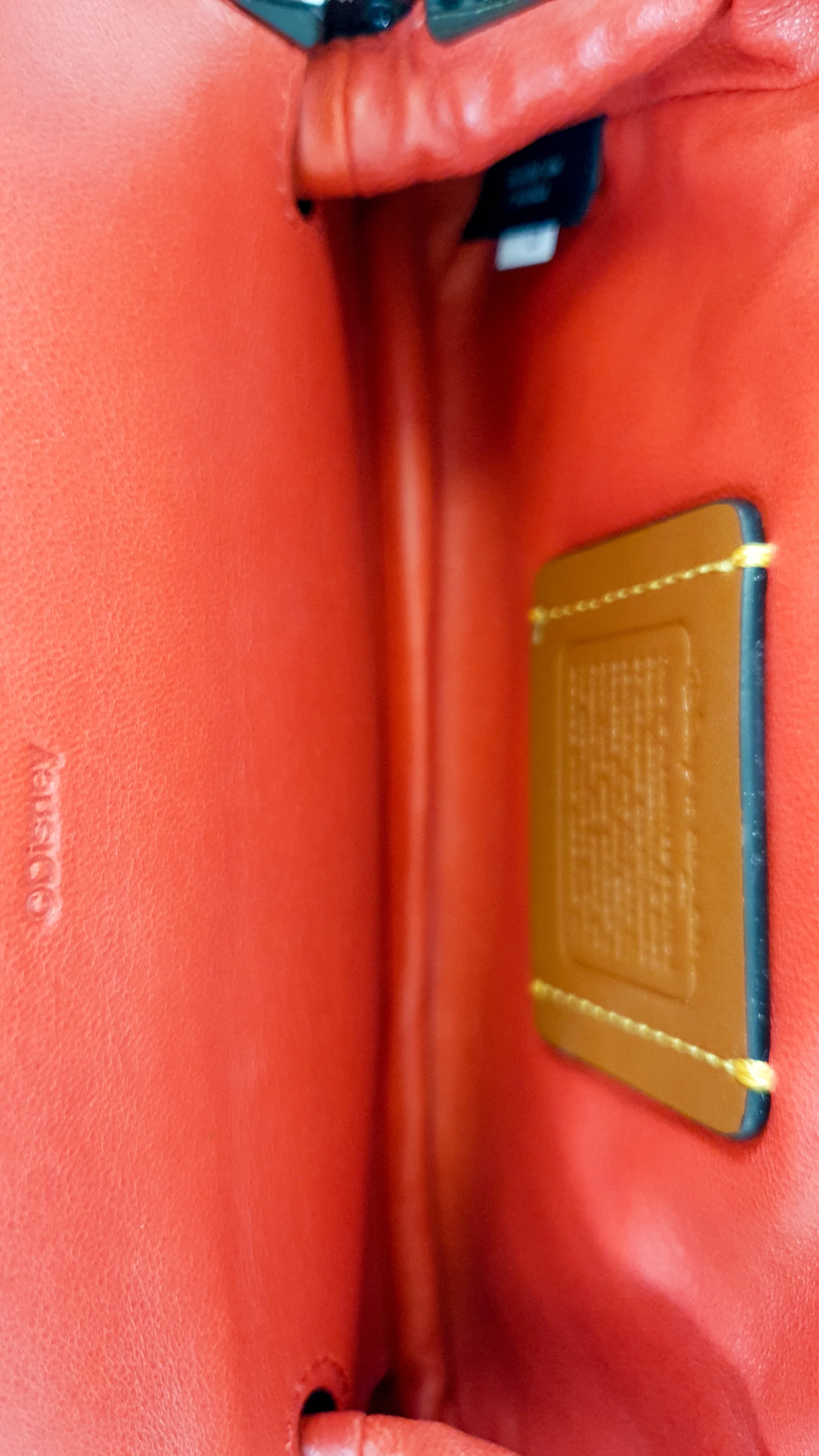 Disney x Coach Mickey Ears Clutch Wristlet in Black Glovetanned Leather - Coach 65794 - Image 13