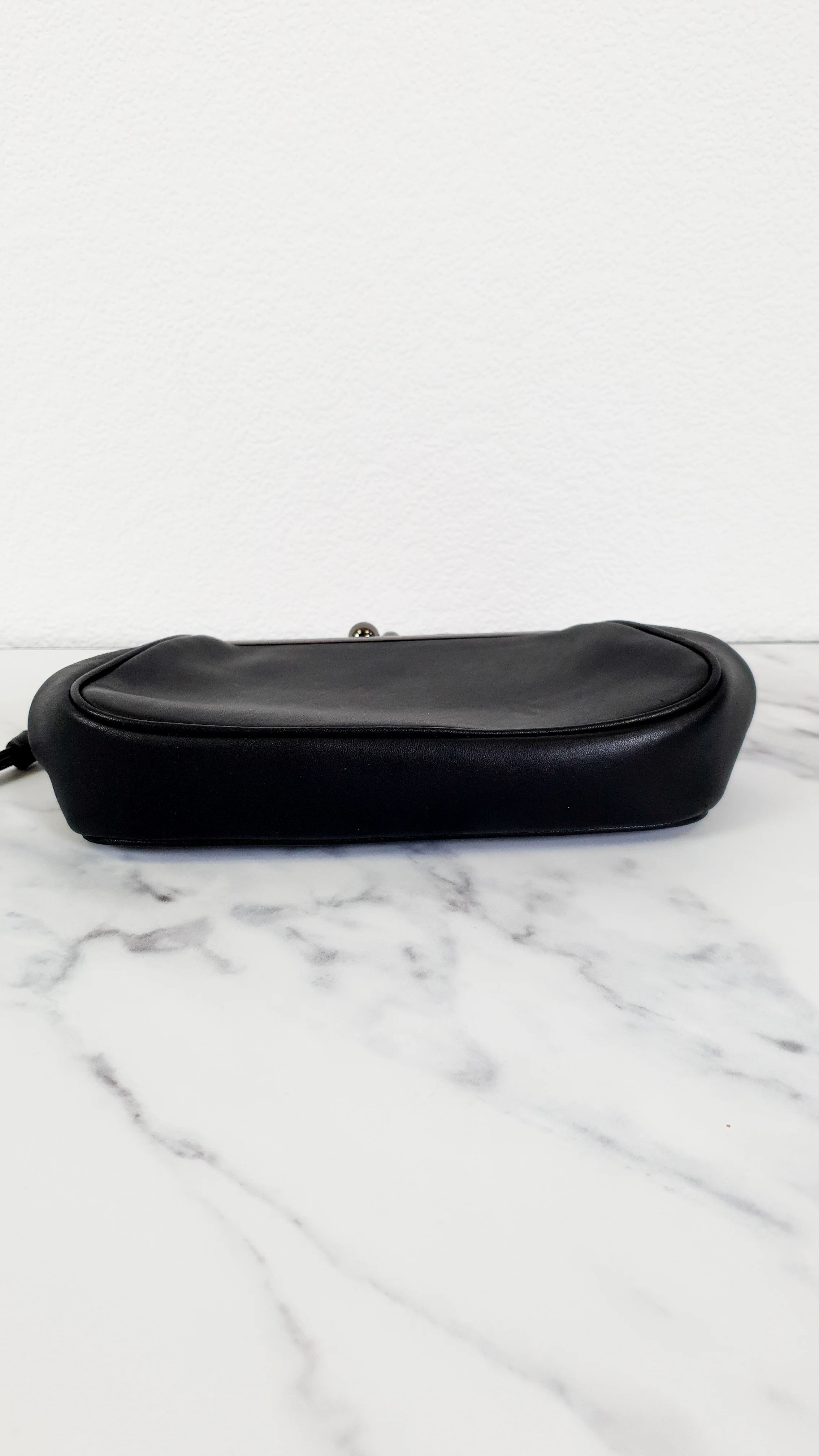 Disney x Coach Mickey Ears Clutch Wristlet in Black Glovetanned Leather - Coach 65794 - Image 9