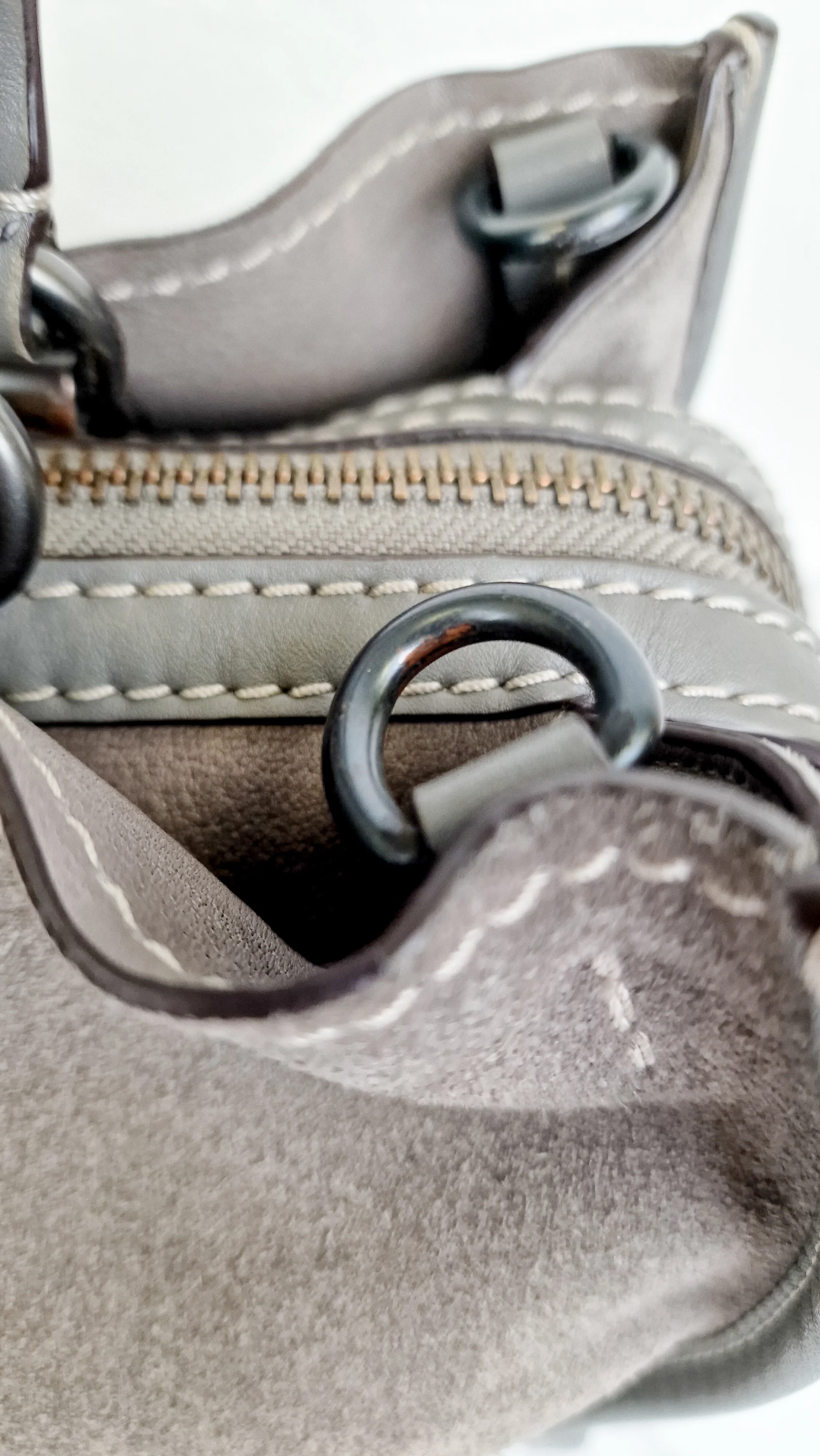Coach Rogue 31 in Heather Grey Suede - Coach 1941 Handbag Crossbody Bag Shoulder Bag - Coach 38220 - Image 10