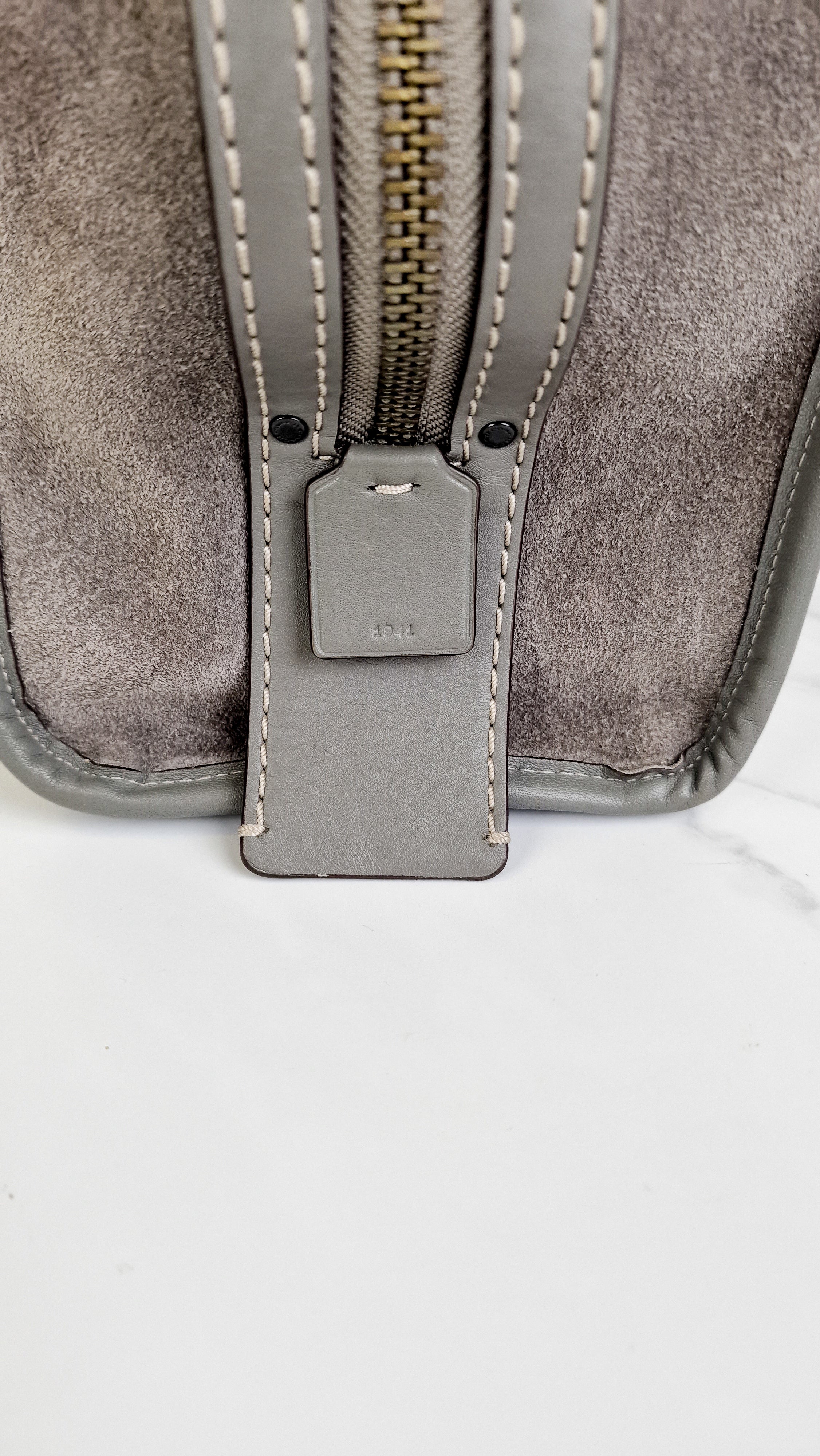 Coach Rogue 31 in Heather Grey Suede - Coach 1941 Handbag Crossbody Bag Shoulder Bag - Coach 38220 - Image 12