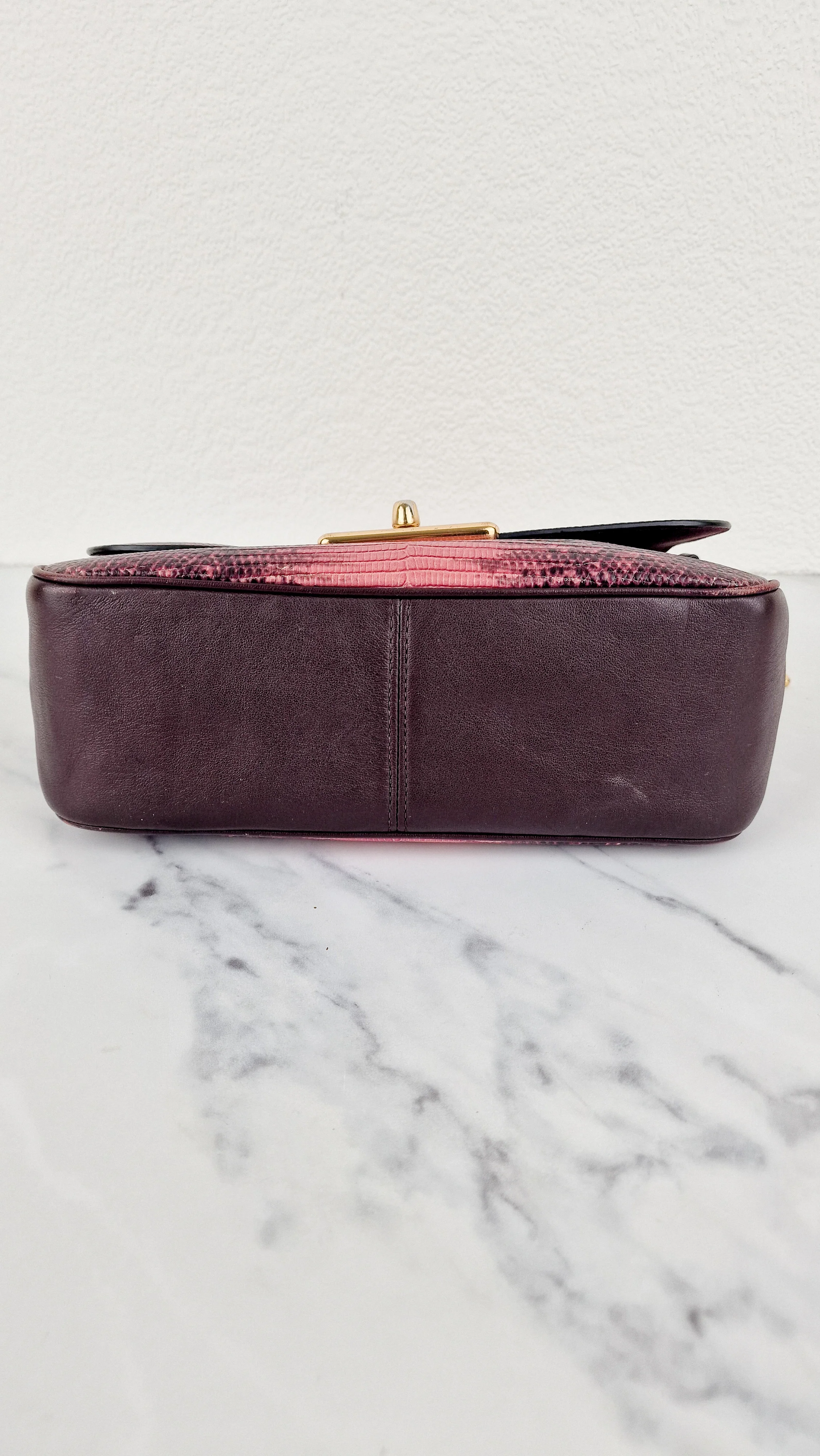 Coach Cassidy Crossbody Bag in Pink Lizard Embossed Leather - Coach F72669 - Image 10