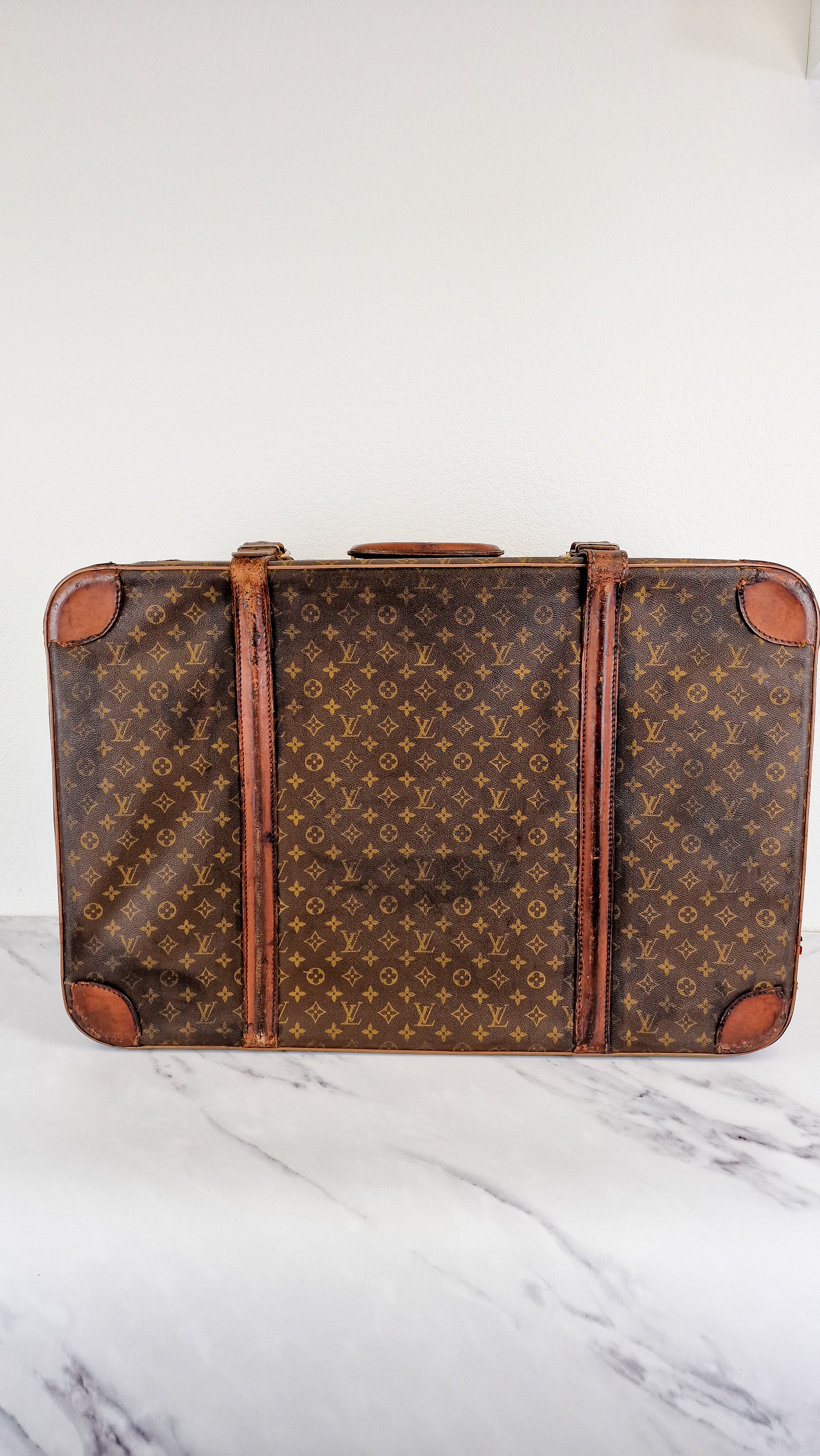 Louis Vuitton Monogram Suitcases Vintage Luggage Set CELEBRITY OWNED Travel Set - Image 13