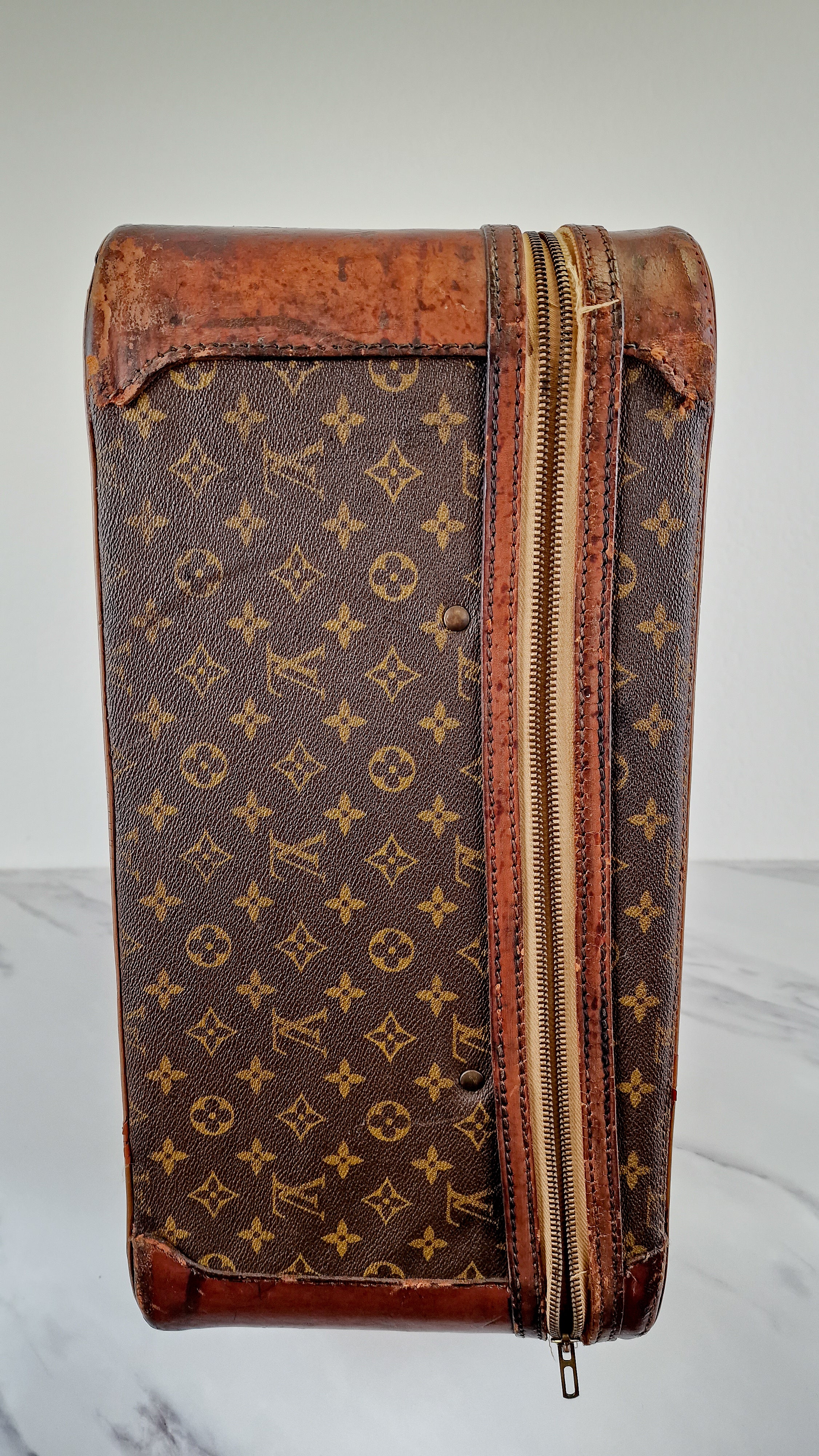 Louis Vuitton Monogram Suitcases Vintage Luggage Set CELEBRITY OWNED Travel Set - Image 18