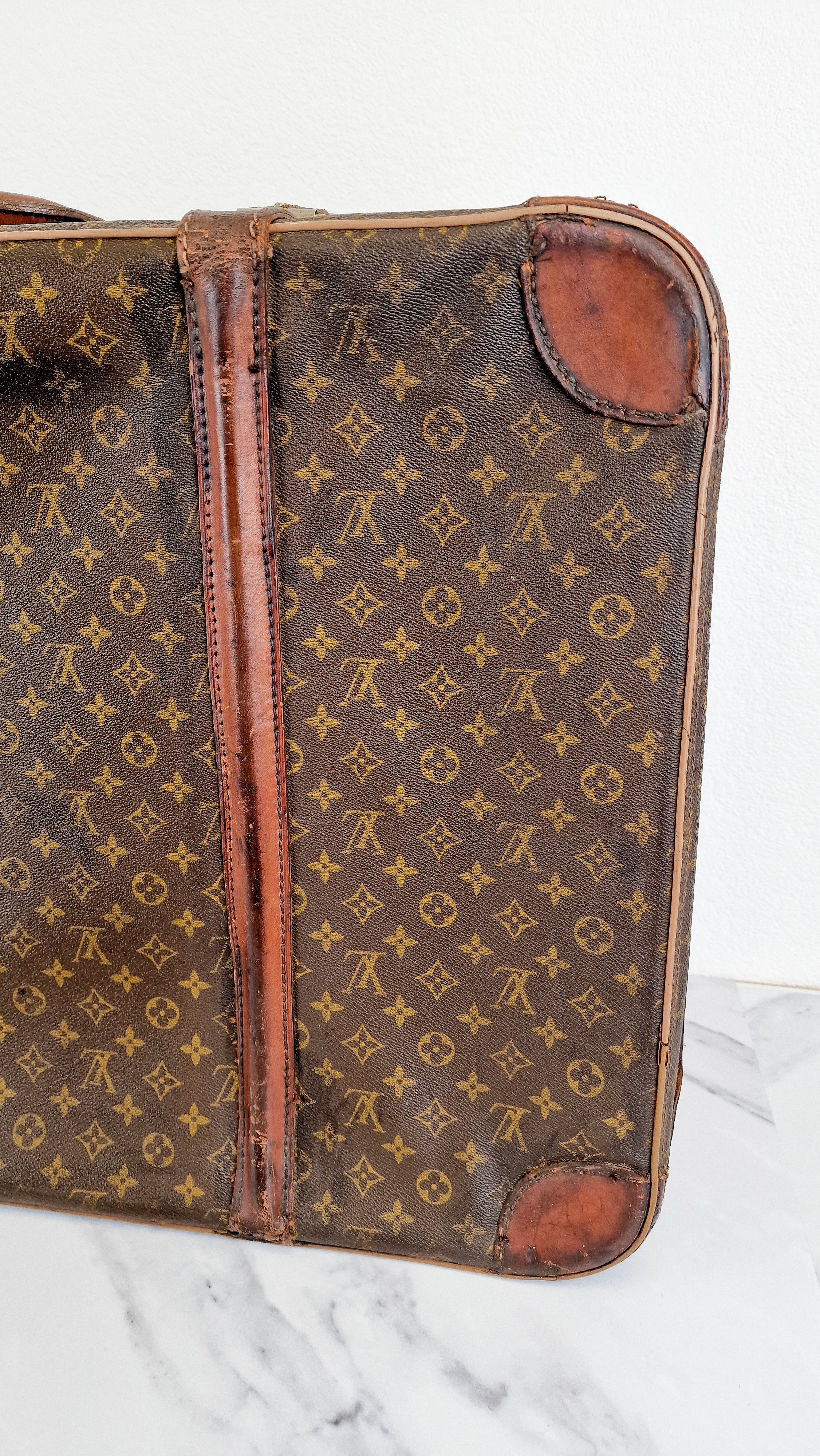 Louis Vuitton Monogram Suitcases Vintage Luggage Set CELEBRITY OWNED Travel Set - Image 22
