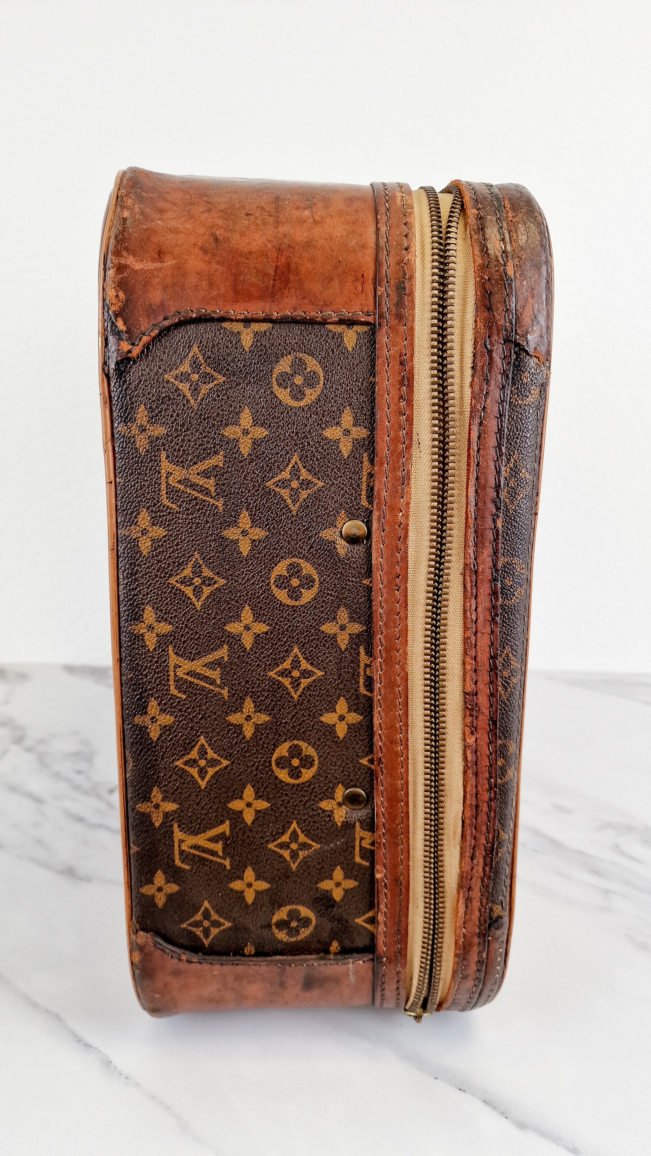 Louis Vuitton Monogram Suitcases Vintage Luggage Set CELEBRITY OWNED Travel Set - Image 46
