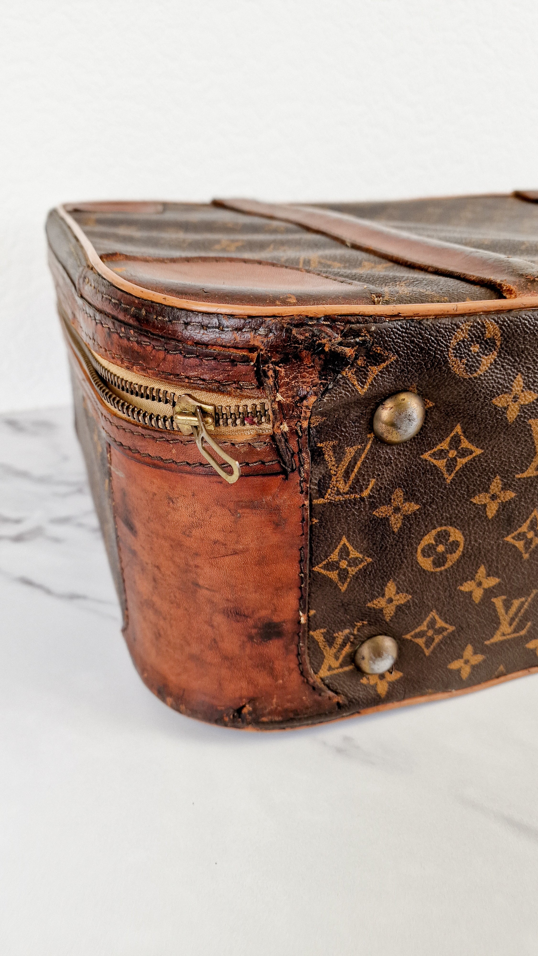 Louis Vuitton Monogram Suitcases Vintage Luggage Set CELEBRITY OWNED Travel Set - Image 50