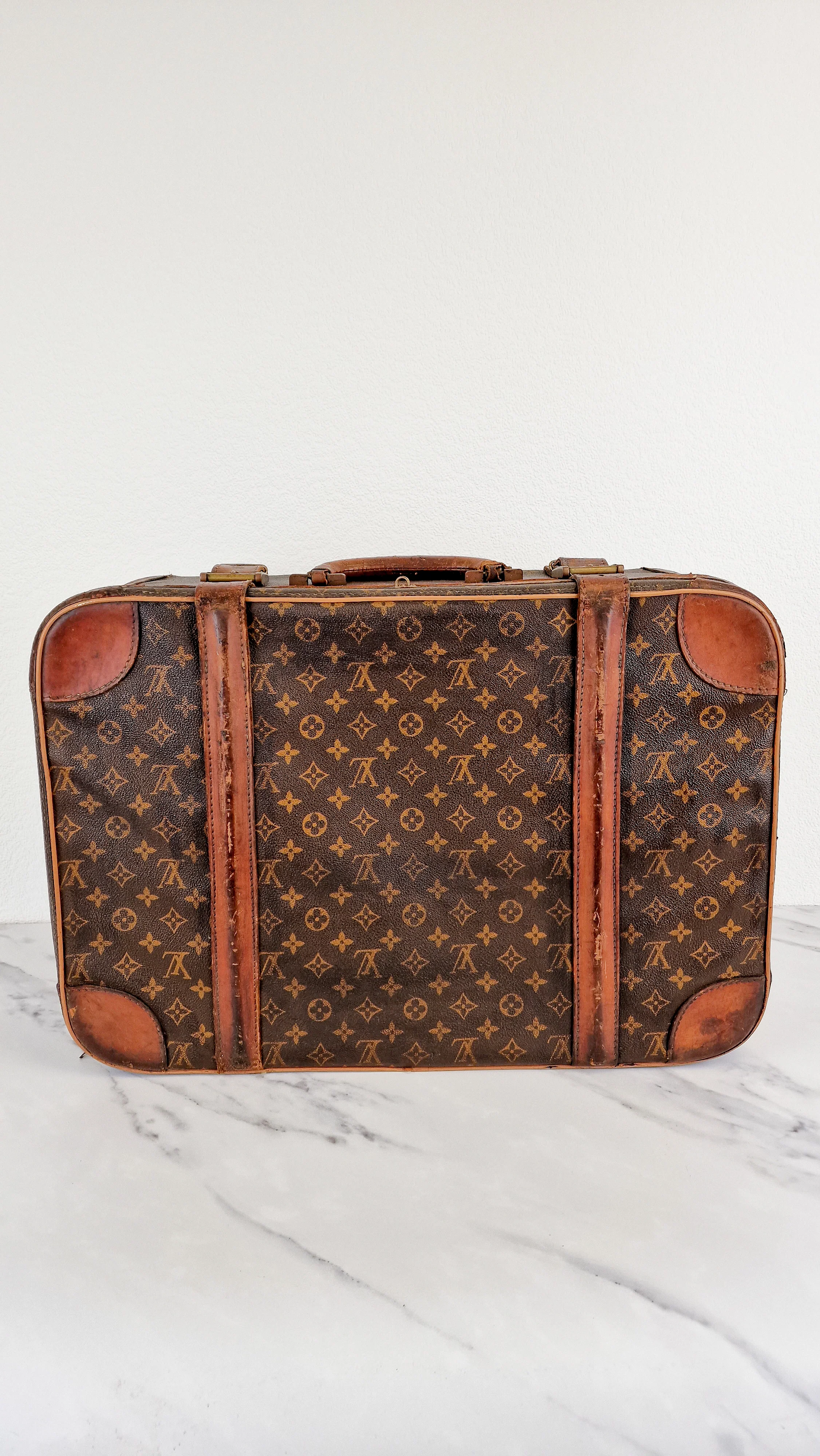 Louis Vuitton Monogram Suitcases Vintage Luggage Set CELEBRITY OWNED Travel Set - Image 52