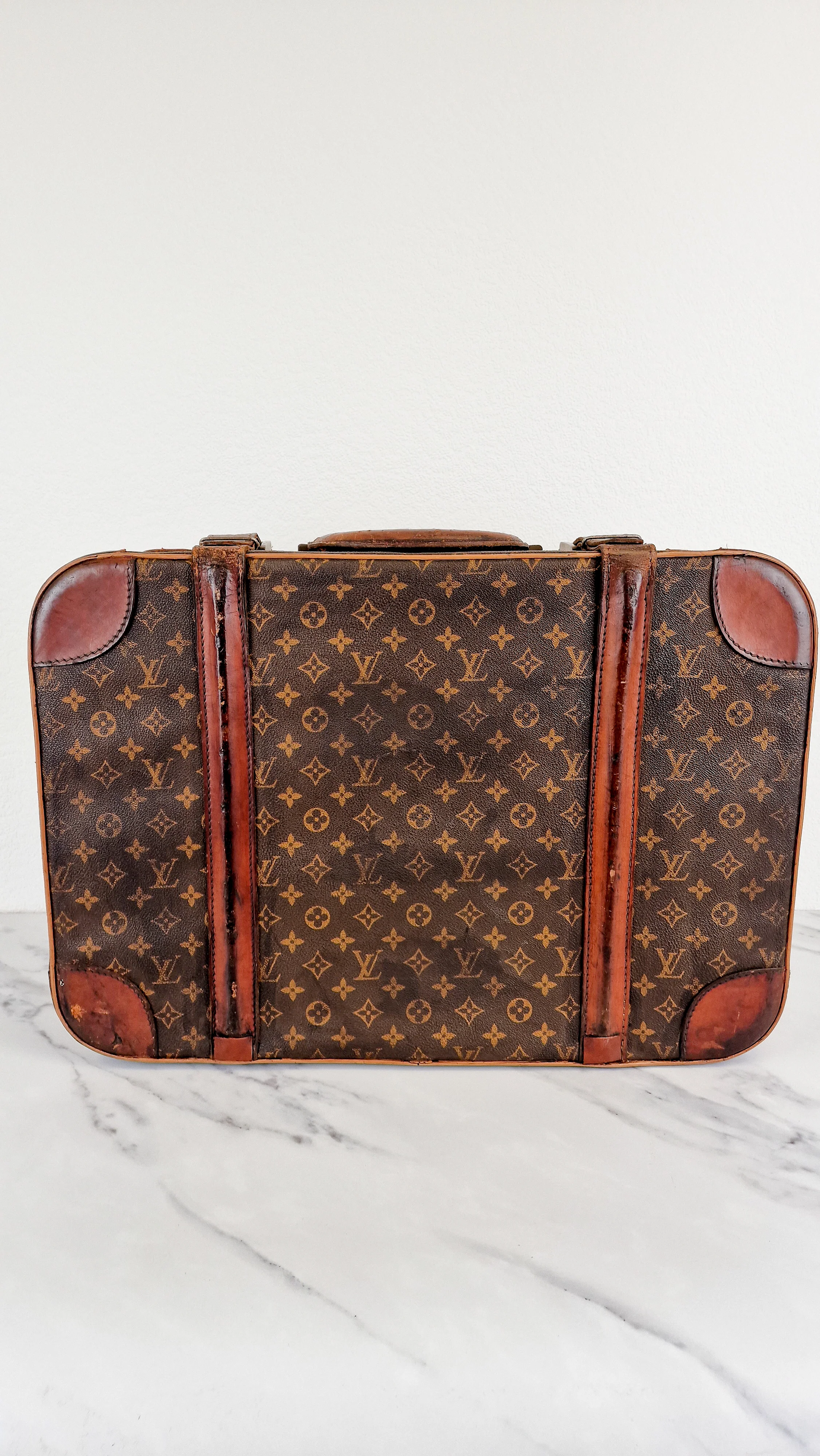 Louis Vuitton Monogram Suitcases Vintage Luggage Set CELEBRITY OWNED Travel Set - Image 53