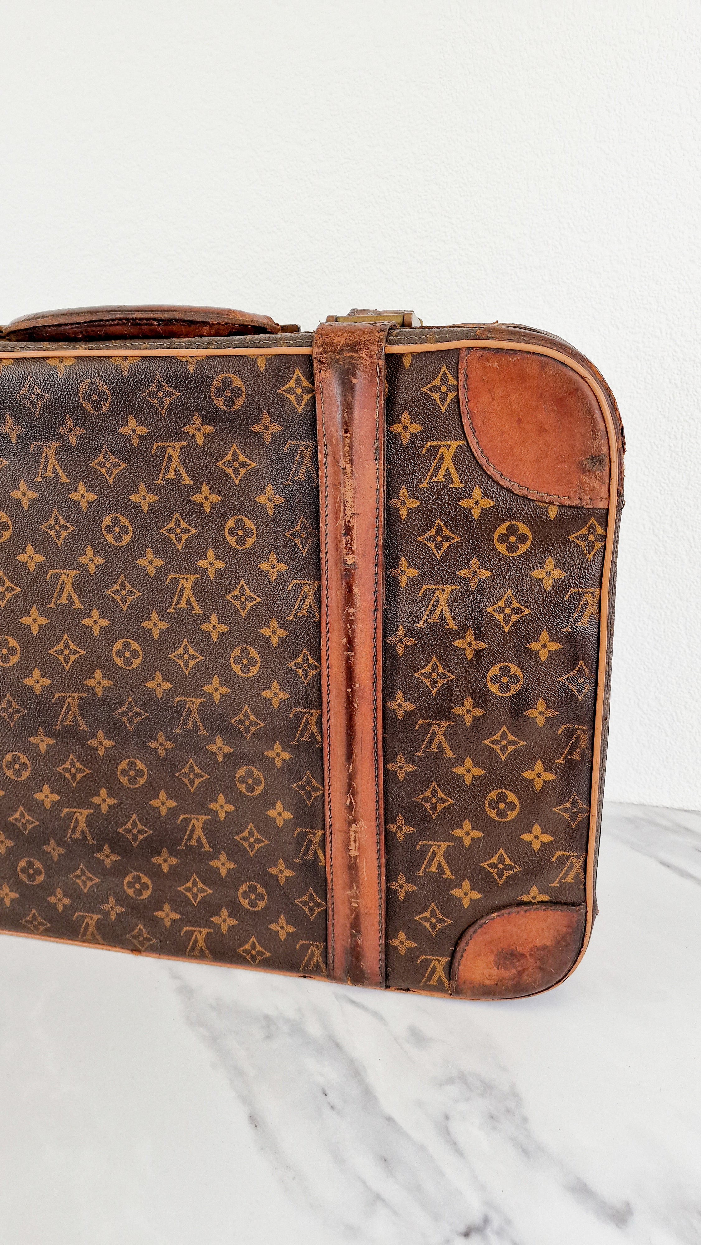 Louis Vuitton Monogram Suitcases Vintage Luggage Set CELEBRITY OWNED Travel Set - Image 56