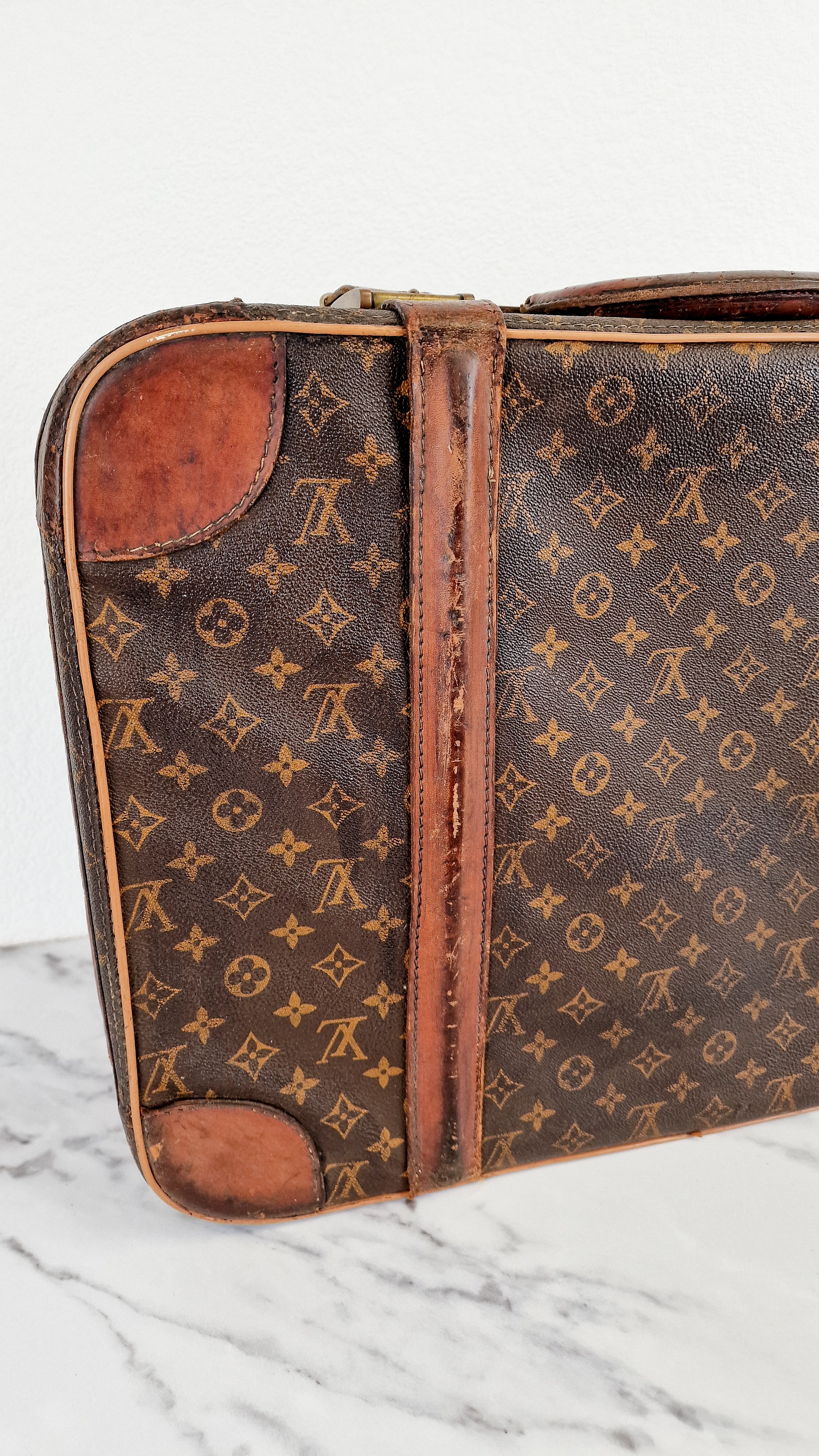 Louis Vuitton Monogram Suitcases Vintage Luggage Set CELEBRITY OWNED Travel Set - Image 57