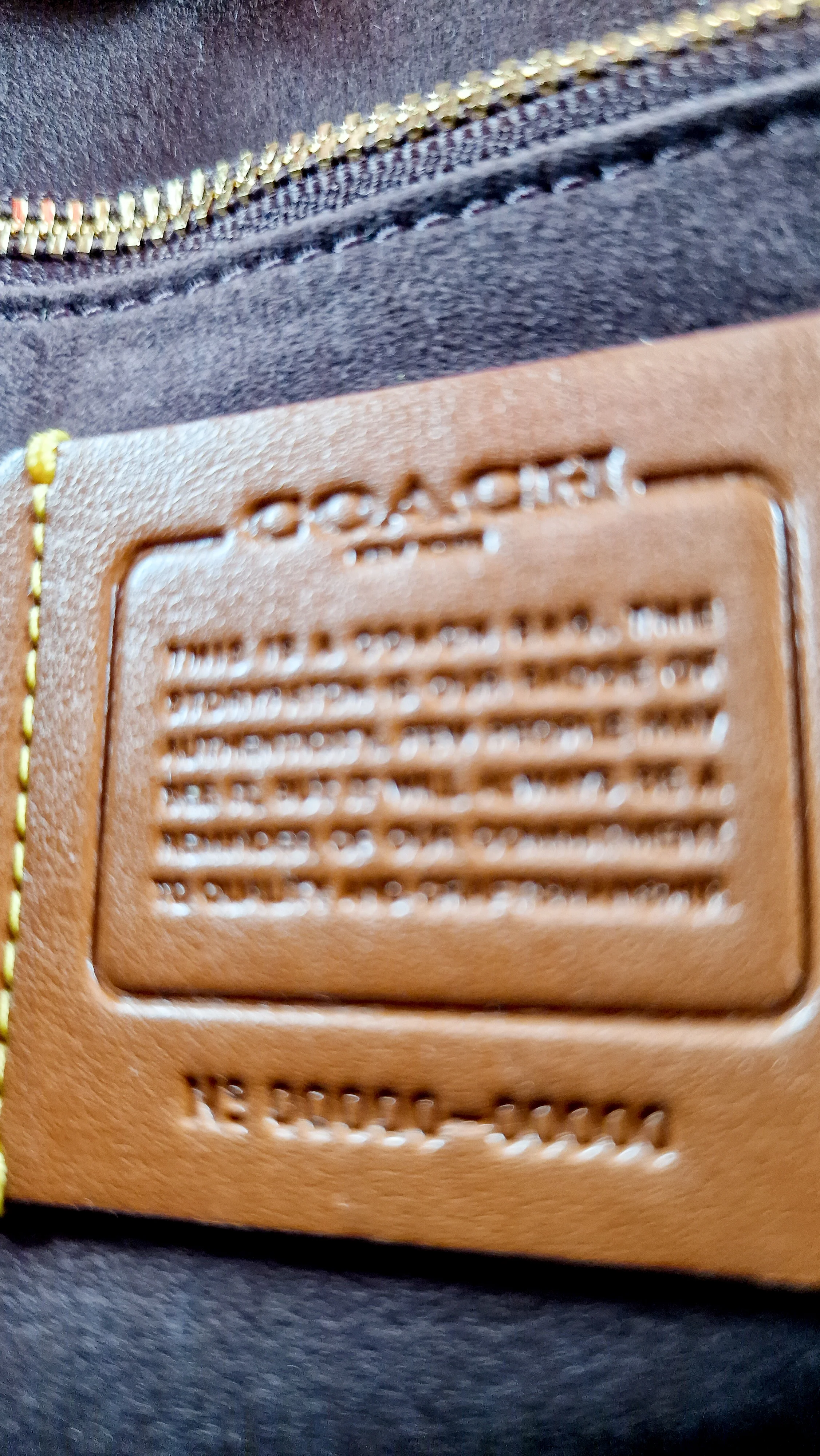 RARE Coach Madison Sample Bag in Tan Leather & Suede with Rivets & Snakeskin Tea Rose Turnlock - Shoulder Bag Crossbody - Image 22