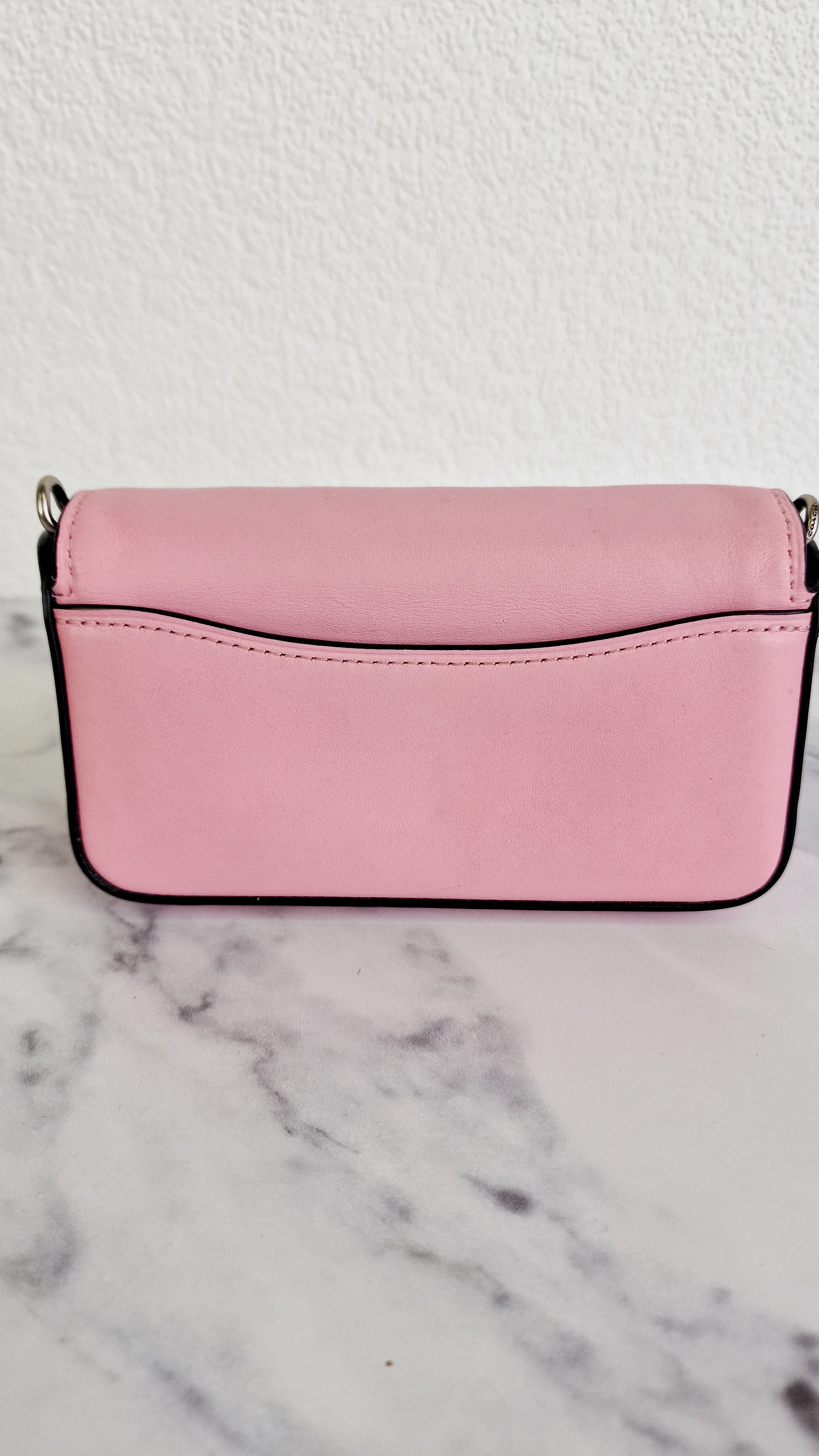 Coach 1941 Dinkier with Links in Petal Pink Smooth Leather - Crossbody Mini Bag - Coach 86832 - Image 12