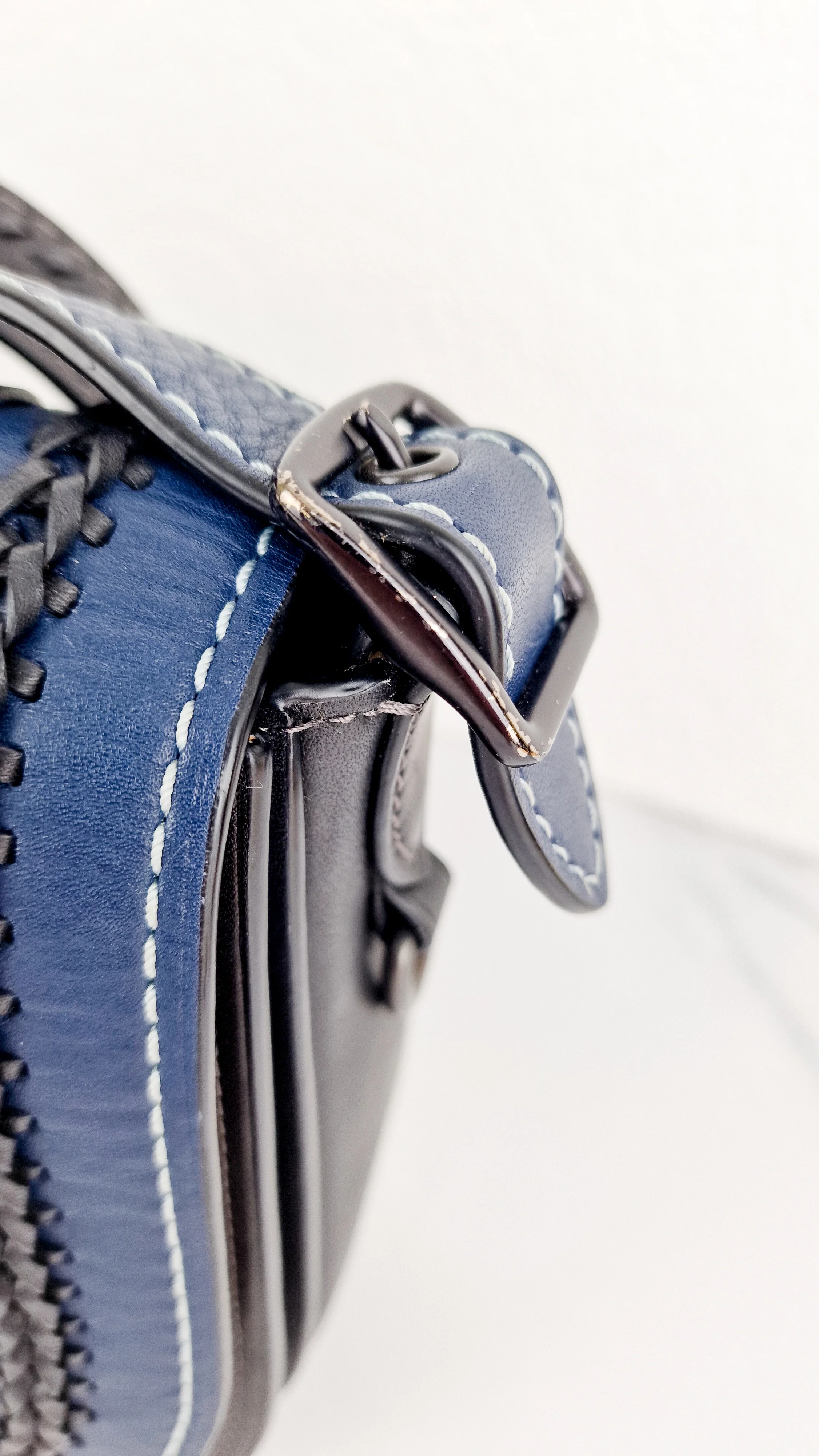Coach 1941 Saddle 23 in Prussian Blue With Whiplash Black Detail - Crossbody Bag - Coach 58124 - Image 4