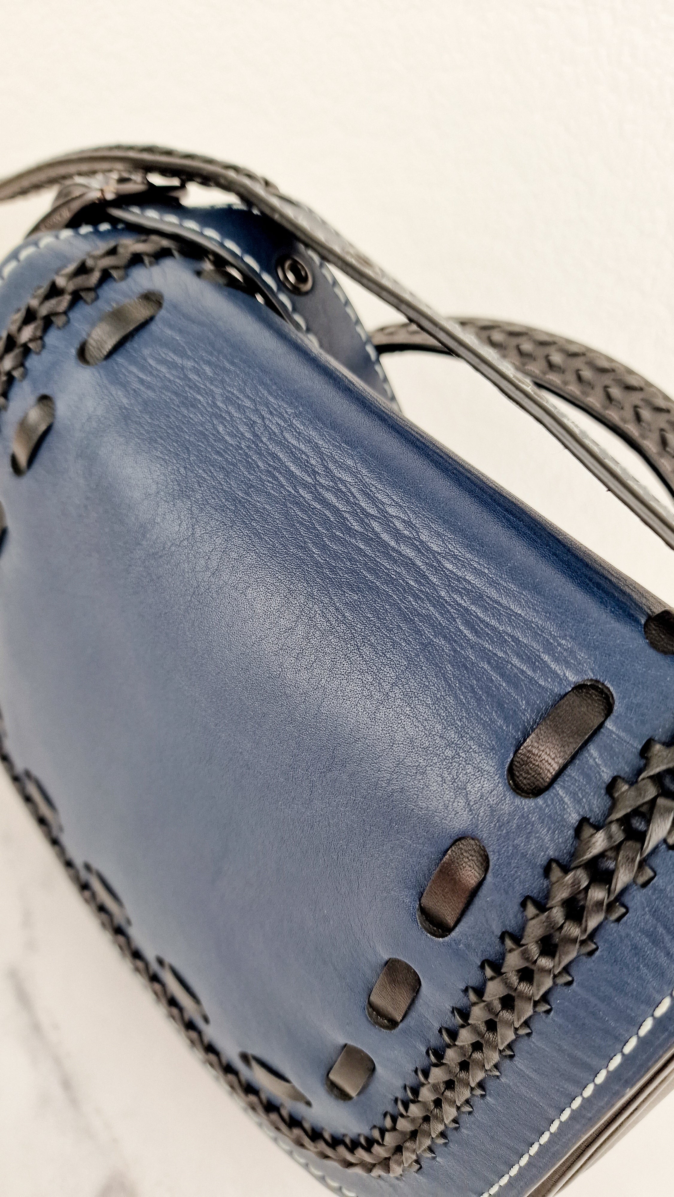 Coach 1941 Saddle 23 in Prussian Blue With Whiplash Black Detail - Crossbody Bag - Coach 58124 - Image 6