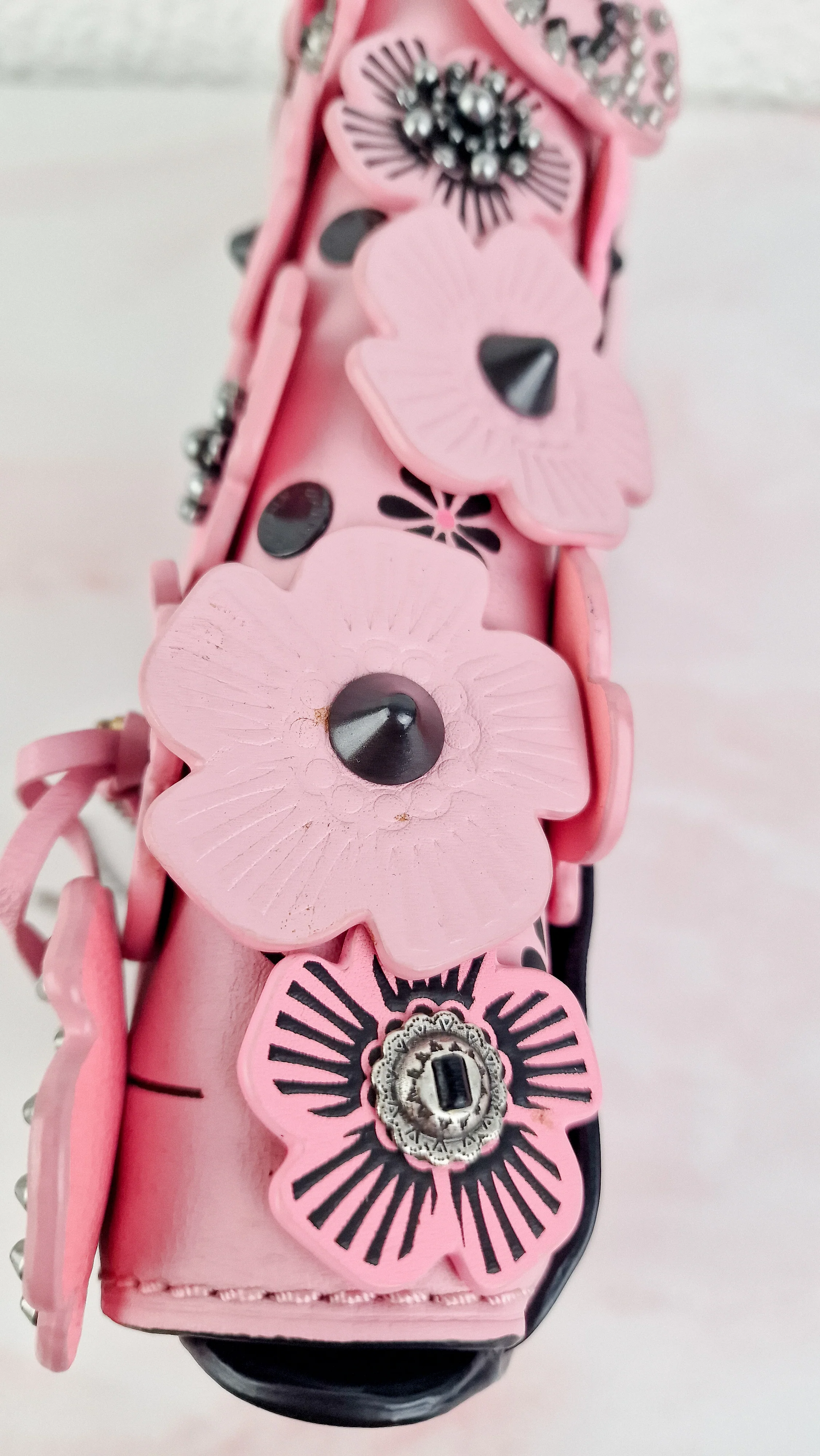Coach Dinky Wild Tea Rose Crossbody Bag in Petal Pink 1941 Bag - Coach 86845 - Image 10