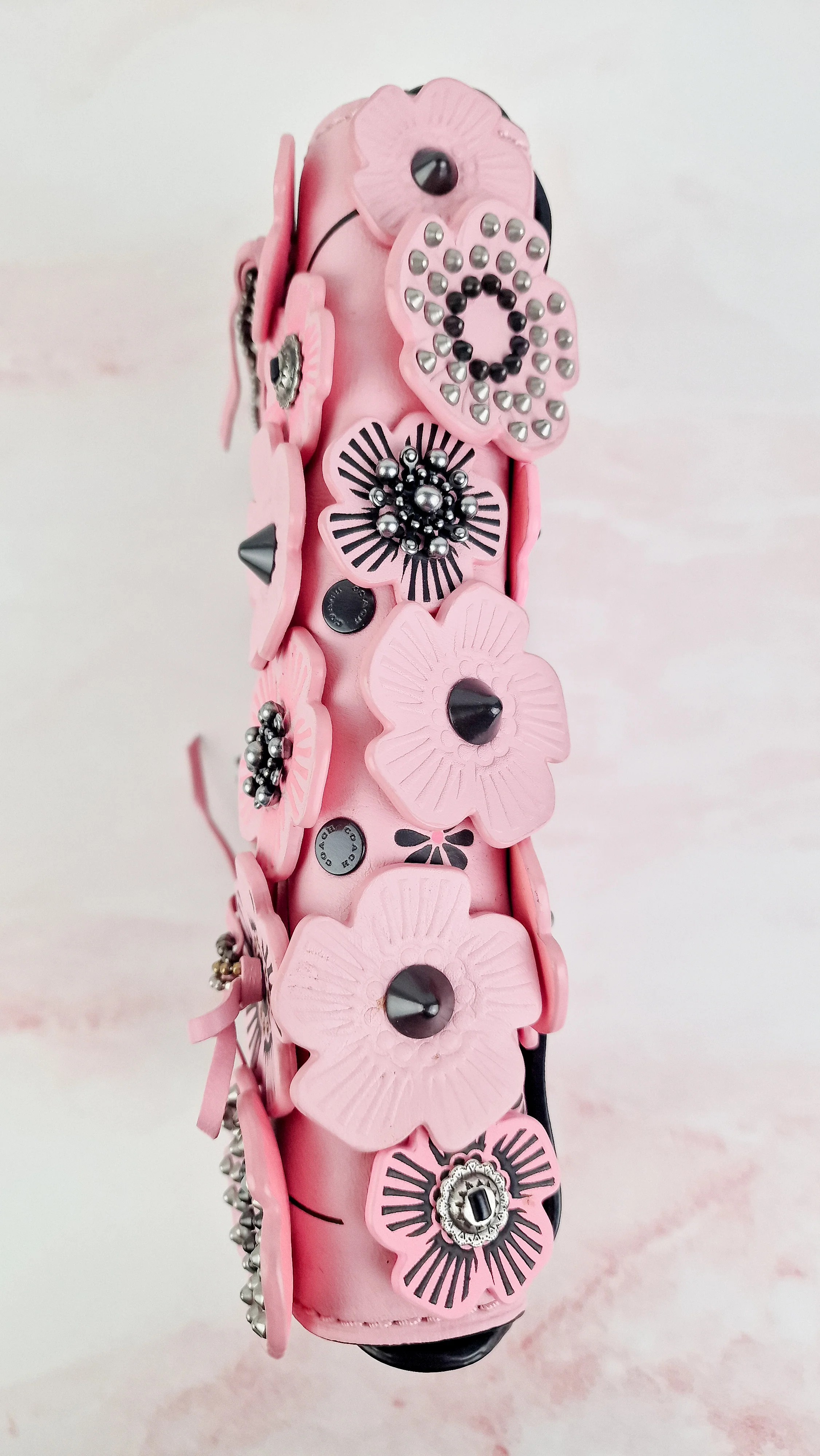 Coach Dinky Wild Tea Rose Crossbody Bag in Petal Pink 1941 Bag - Coach 86845 - Image 11