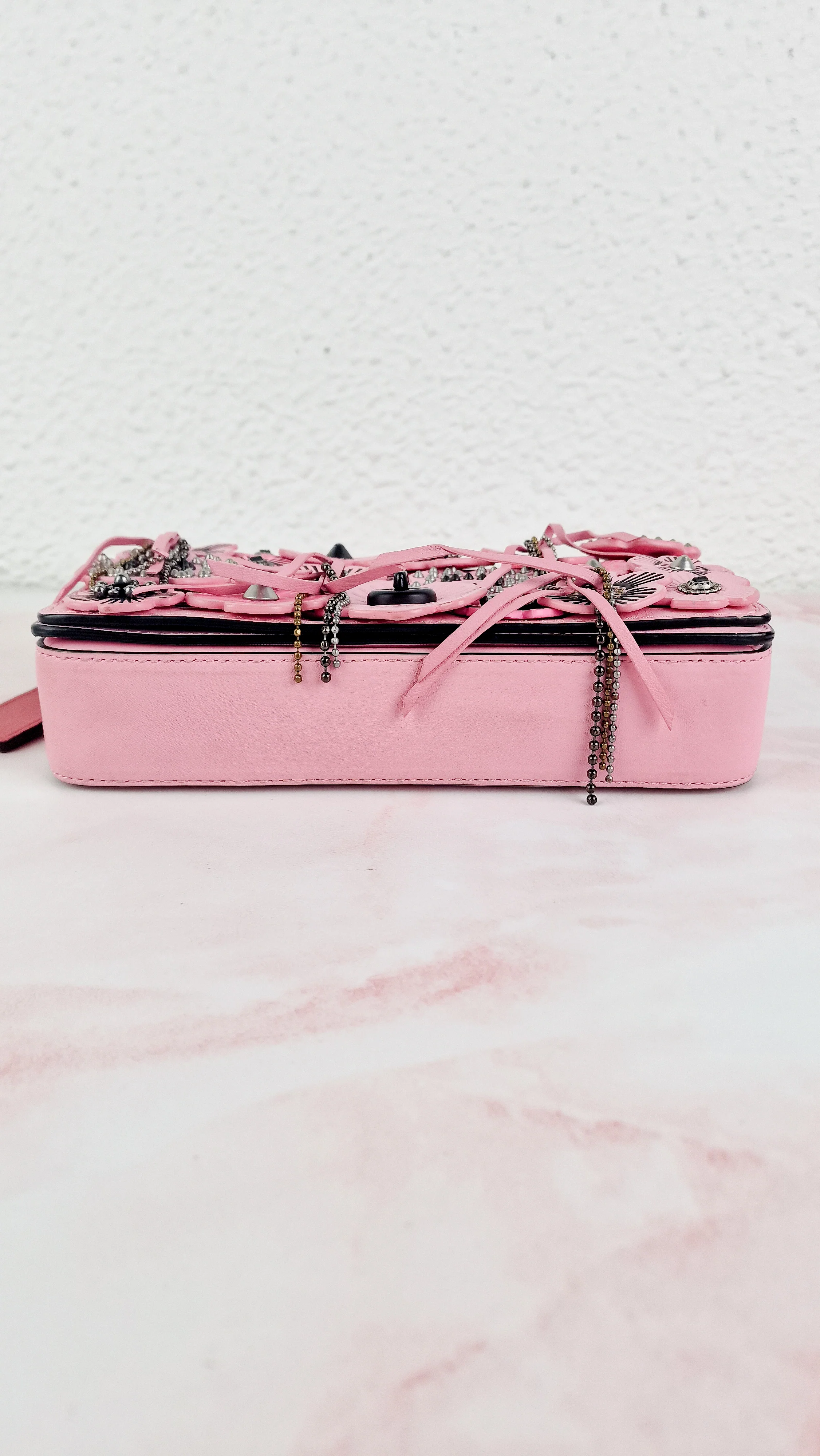 Coach Dinky Wild Tea Rose Crossbody Bag in Petal Pink 1941 Bag - Coach 86845 - Image 12