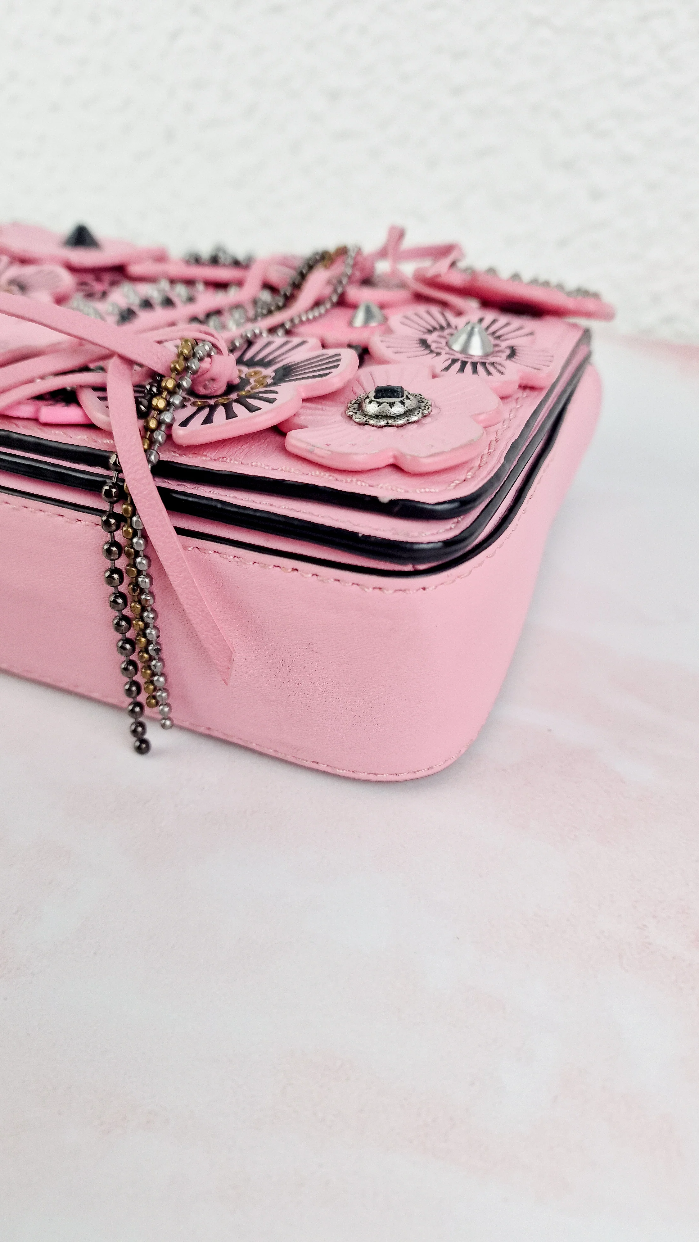 Coach Dinky Wild Tea Rose Crossbody Bag in Petal Pink 1941 Bag - Coach 86845 - Image 14