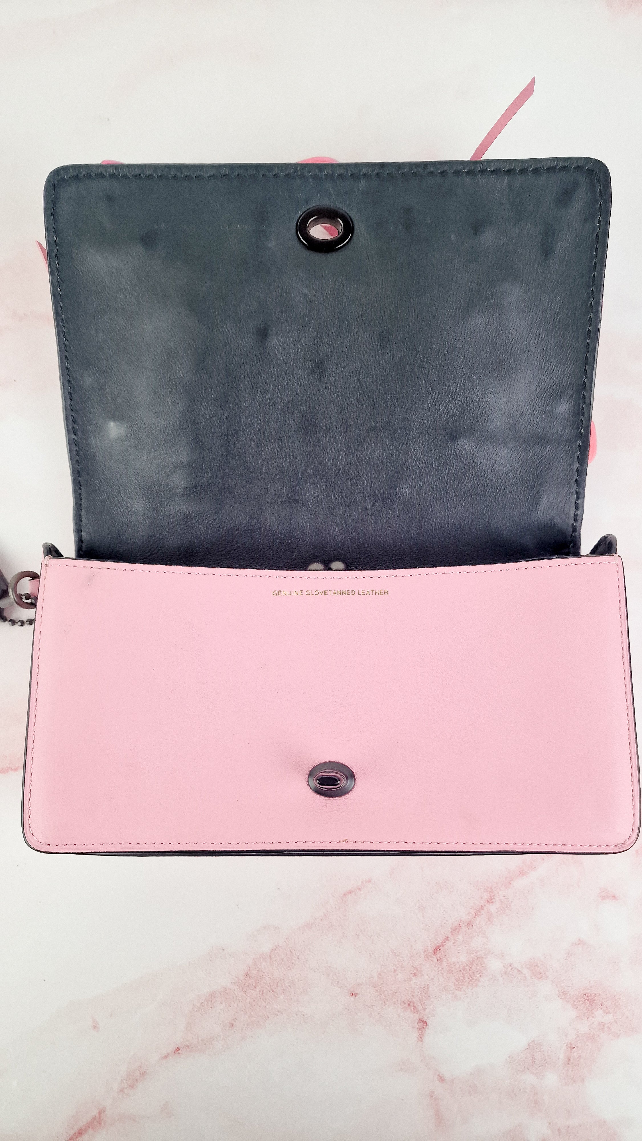 Coach Dinky Wild Tea Rose Crossbody Bag in Petal Pink 1941 Bag - Coach 86845 - Image 16
