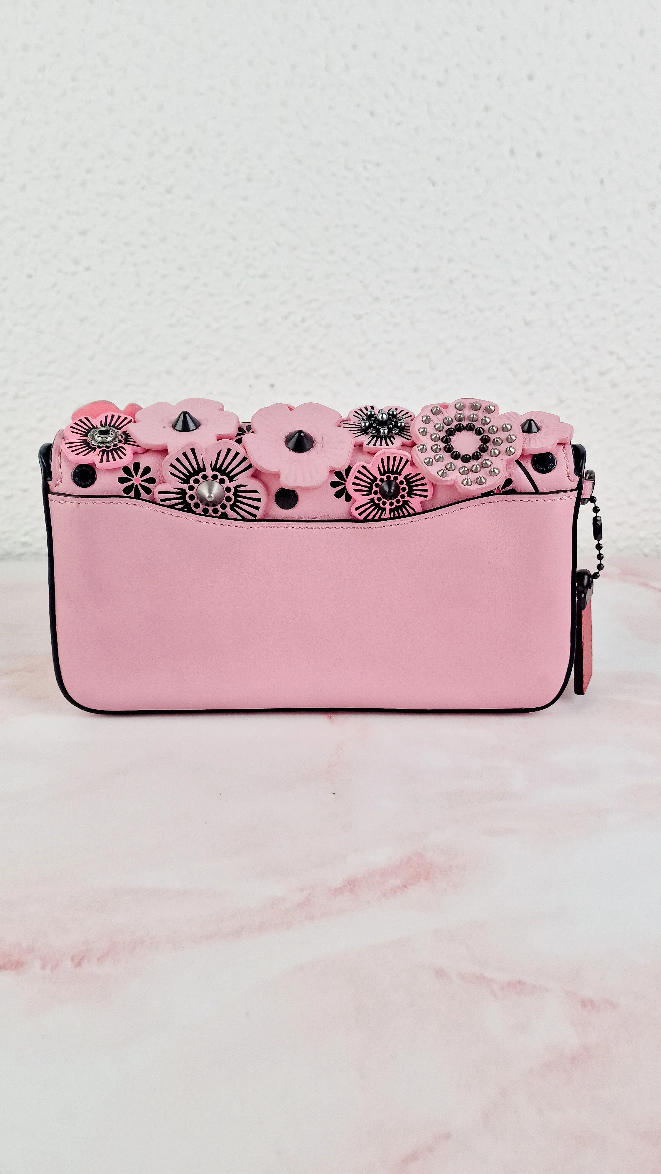 Coach Dinky Wild Tea Rose Crossbody Bag in Petal Pink 1941 Bag - Coach 86845 - Image 8