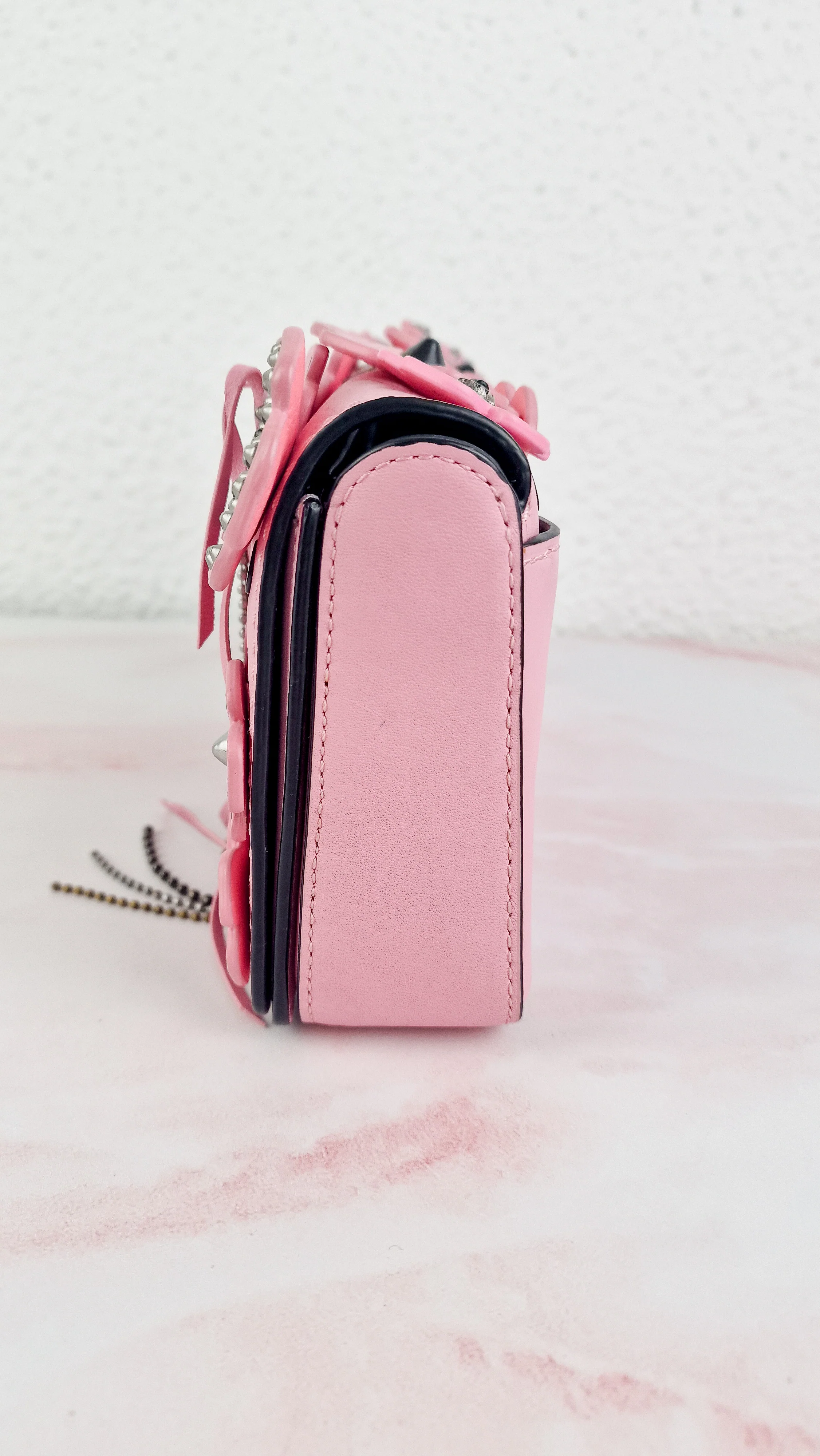 Coach Dinky Wild Tea Rose Crossbody Bag in Petal Pink 1941 Bag - Coach 86845 - Image 9