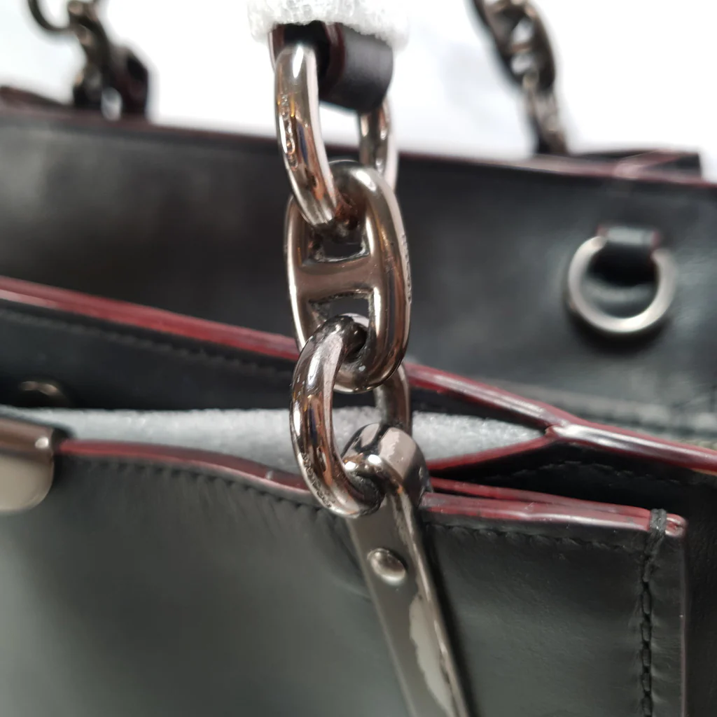 Rare Coach Dreamer in Black Smooth Leather With Genuine Snakeskin Patchwork Detail - Image 11