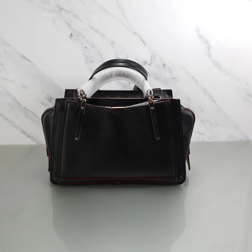 Rare Coach Dreamer in Black Smooth Leather With Genuine Snakeskin Patchwork Detail - Image 5