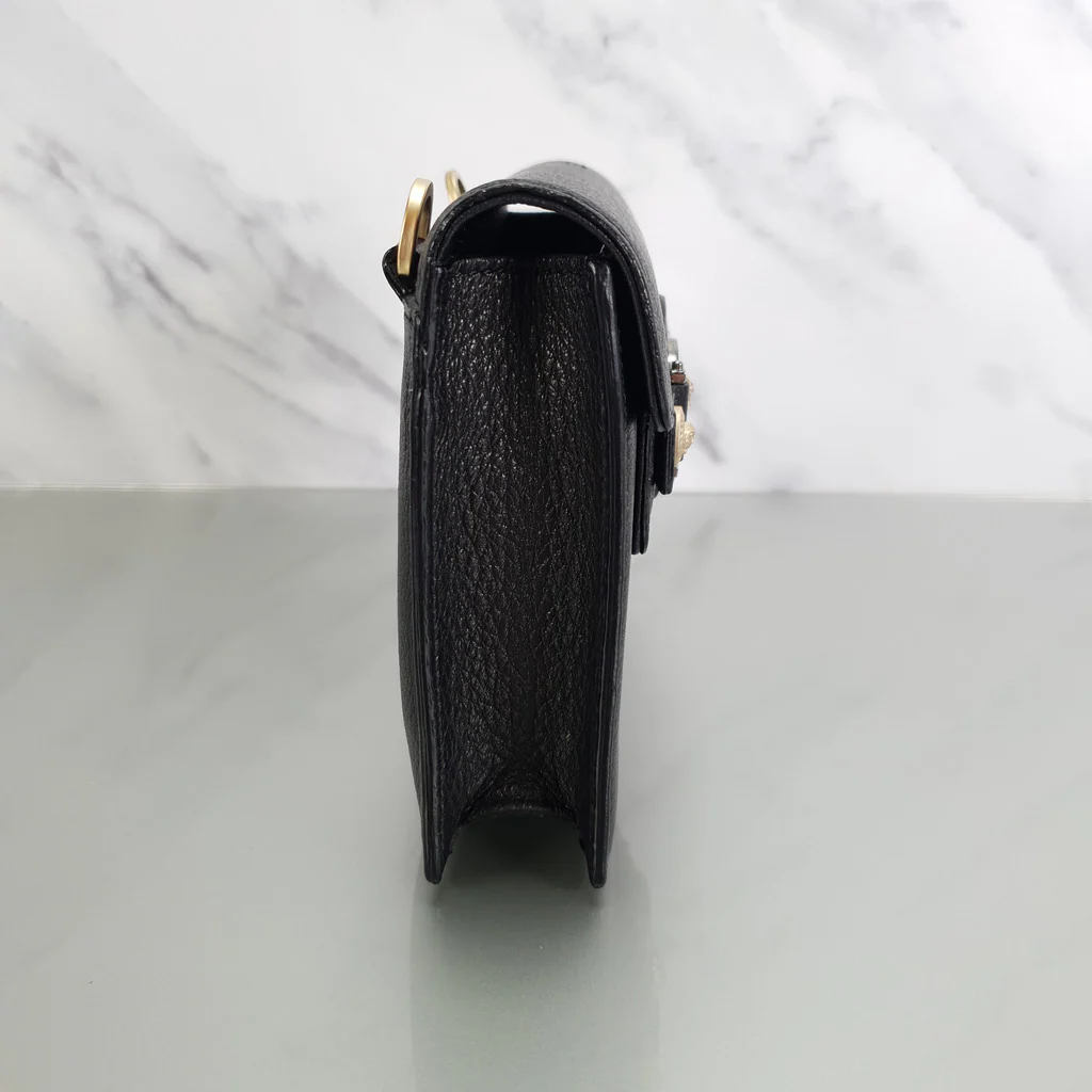 Rare Versace Tribute Medusa Crossbody bag in Cervo Leather with Colorblock Strap - Image 8